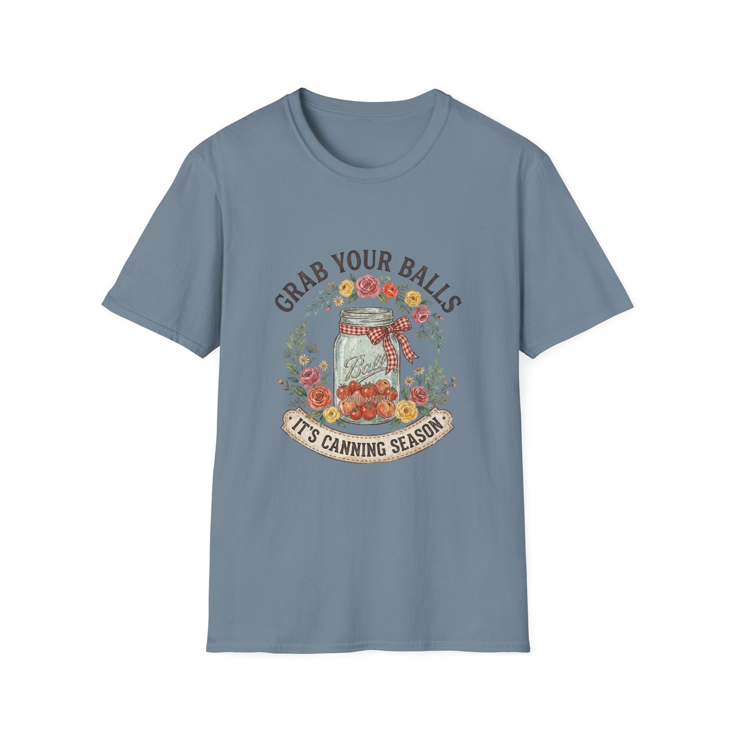 Grab Your Balls Mason Jar Canning T-Shirt — It's Canning Season Vintage Kitchen Tee