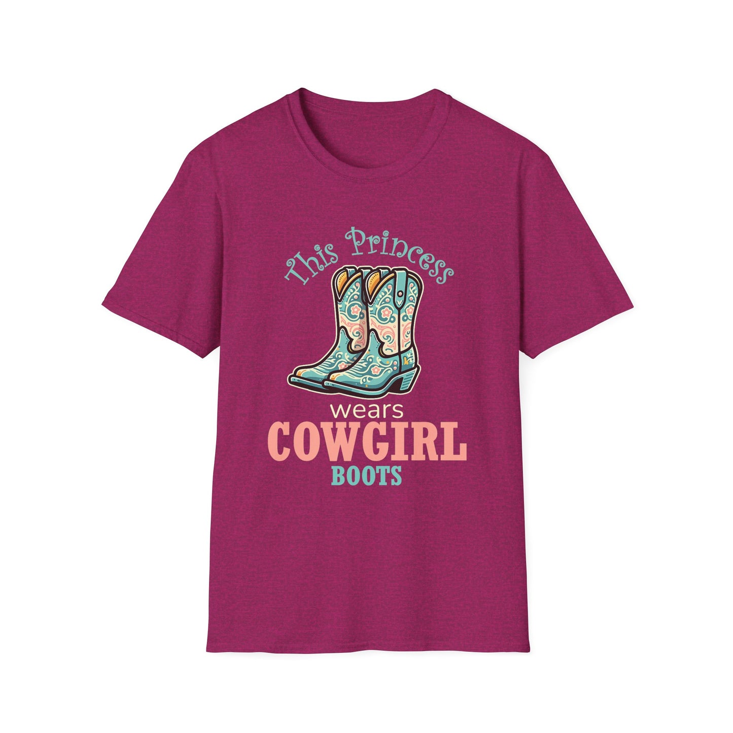 Cowgirl Boots T-Shirt — "This Princess" Western Graphic Tee