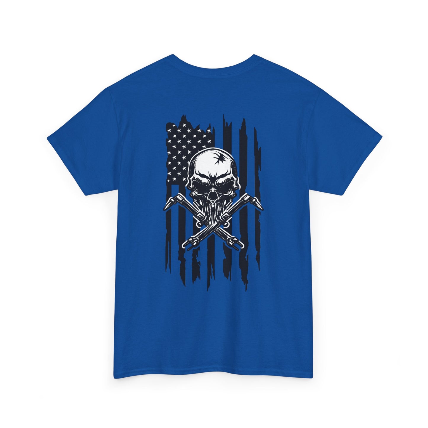 Welding “Hood Life” American Flag Tee