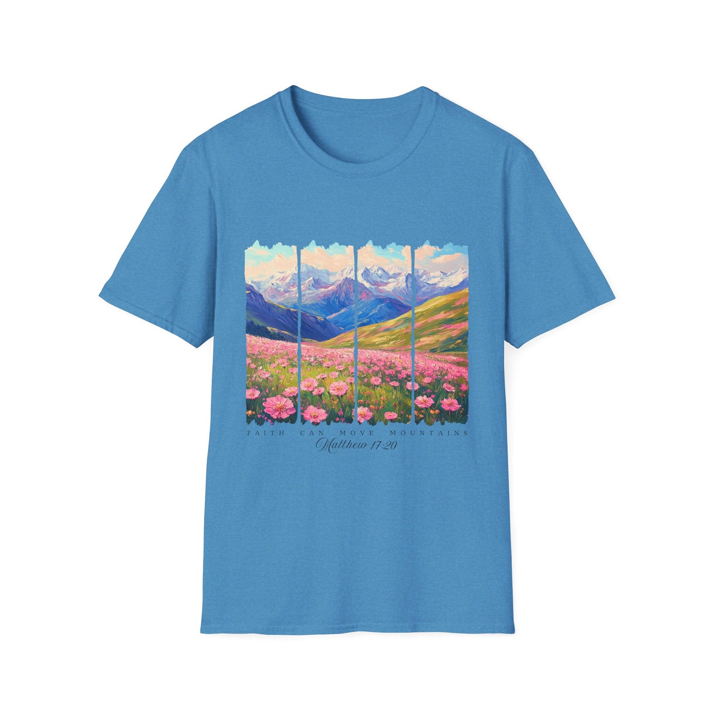 Mountain Wildflower Panel T-Shirt — Colorado 2024 Scenic Nature Tee