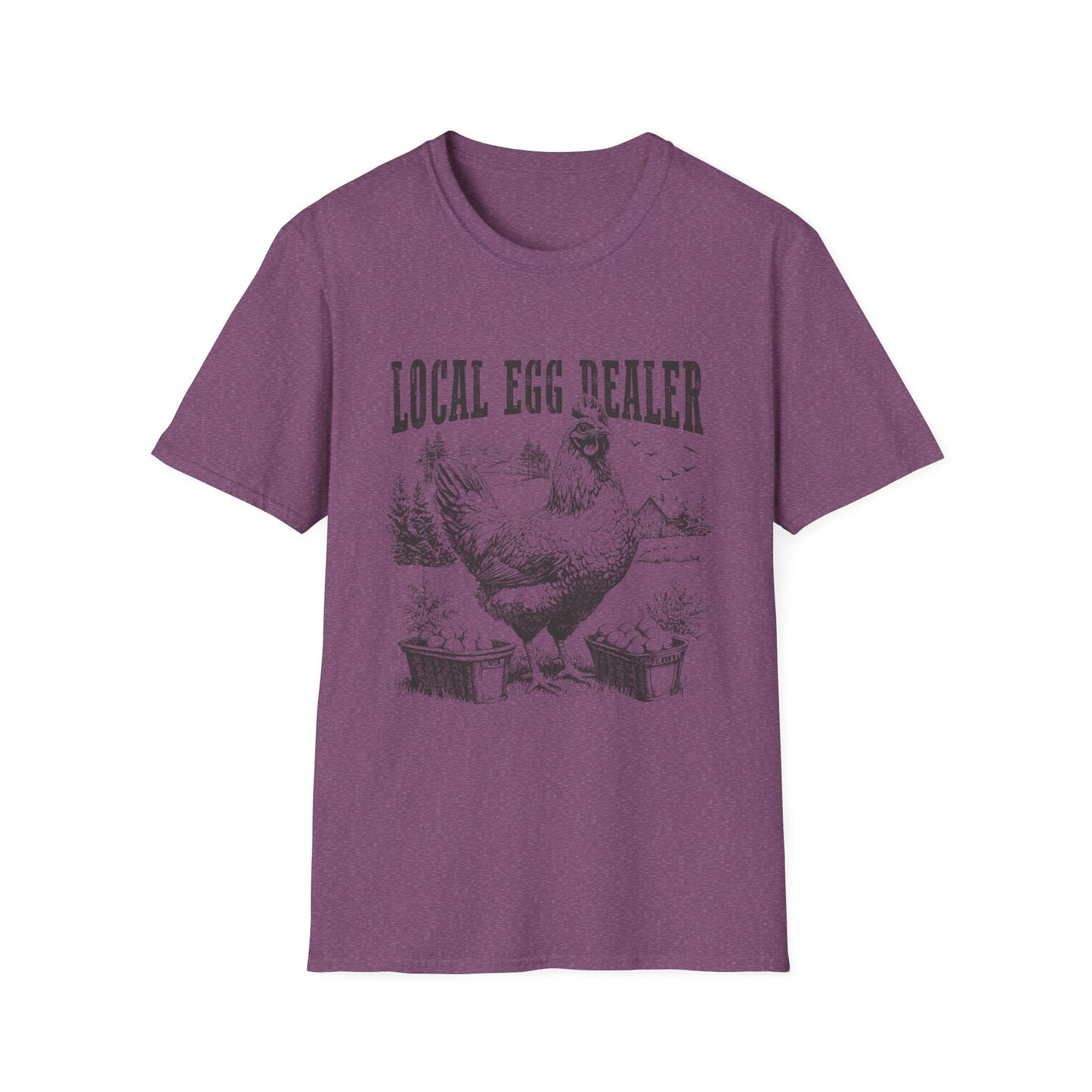 Local Egg Dealer T-Shirt — Vintage Chicken Farm Tee