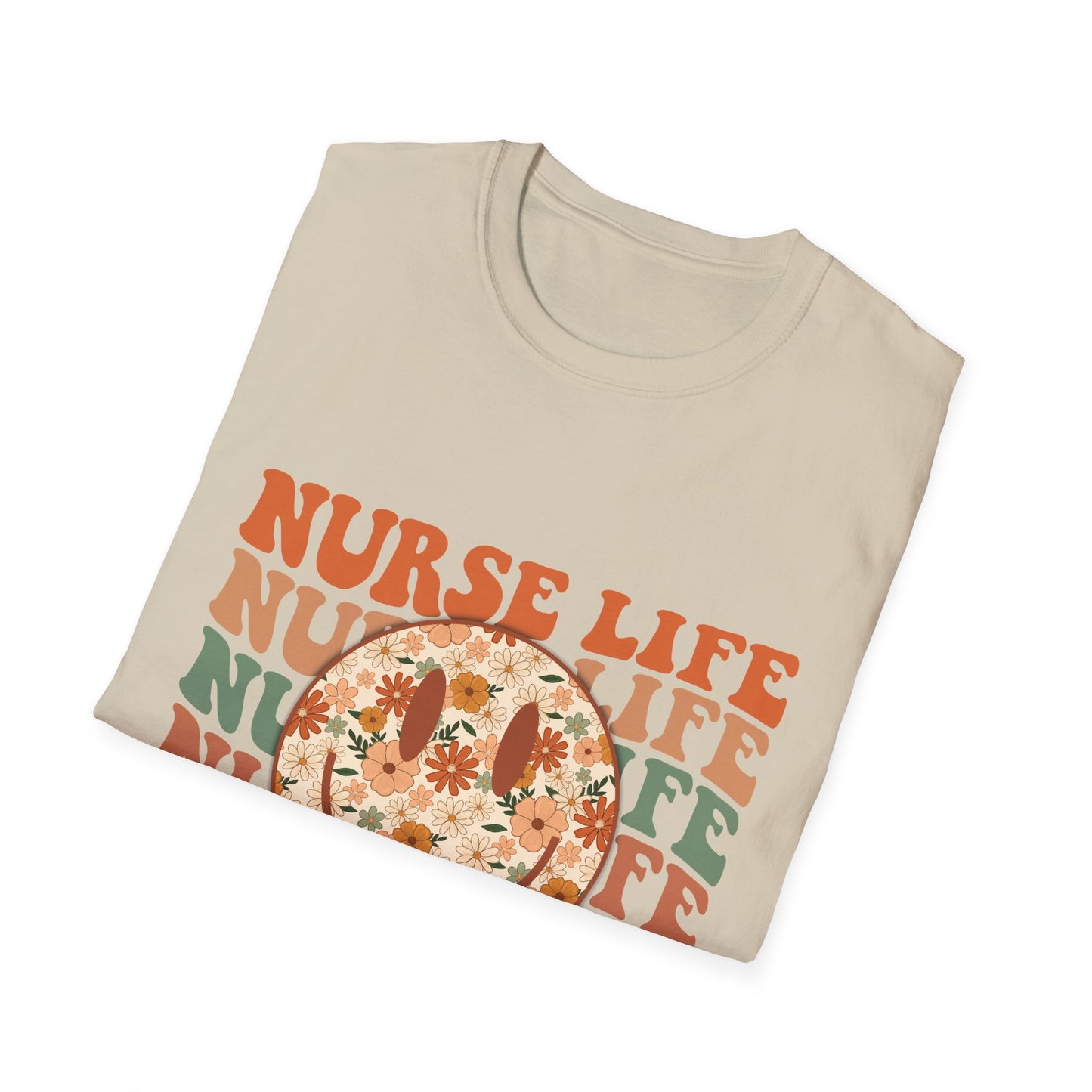 Nurse Life Floral Pizza T-Shirt
