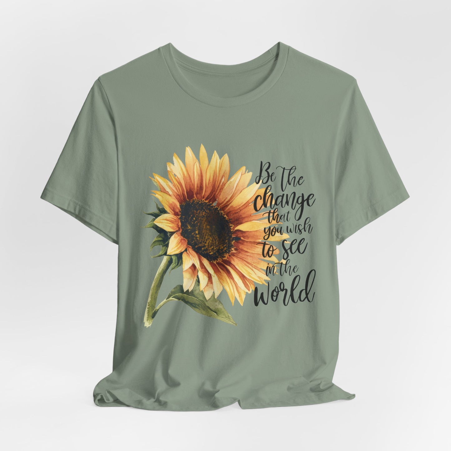 Sunflower "Be the Change" T‑Shirt
