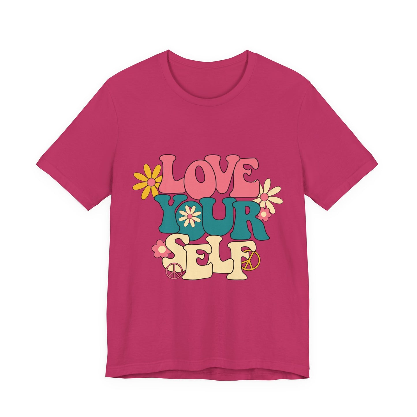 Love Your Self Retro Floral Tee
