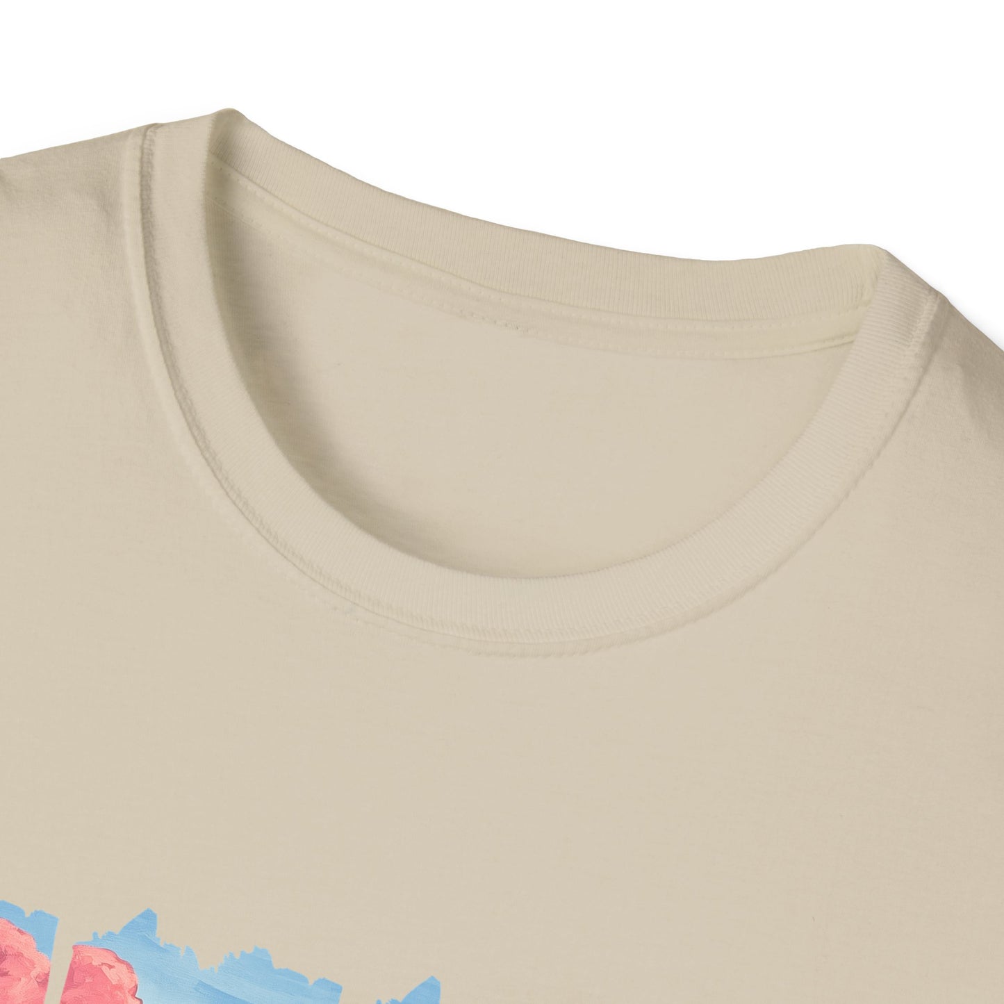 Scenic Mountain Sunset T-Shirt — Wildflower Valley Landscape Tee