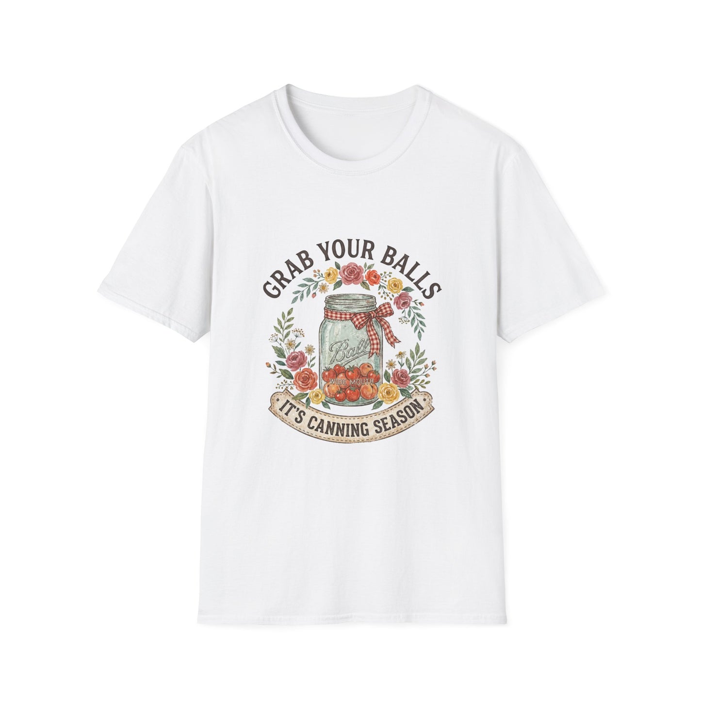 Grab Your Balls Mason Jar Canning T-Shirt — It's Canning Season Vintage Kitchen Tee