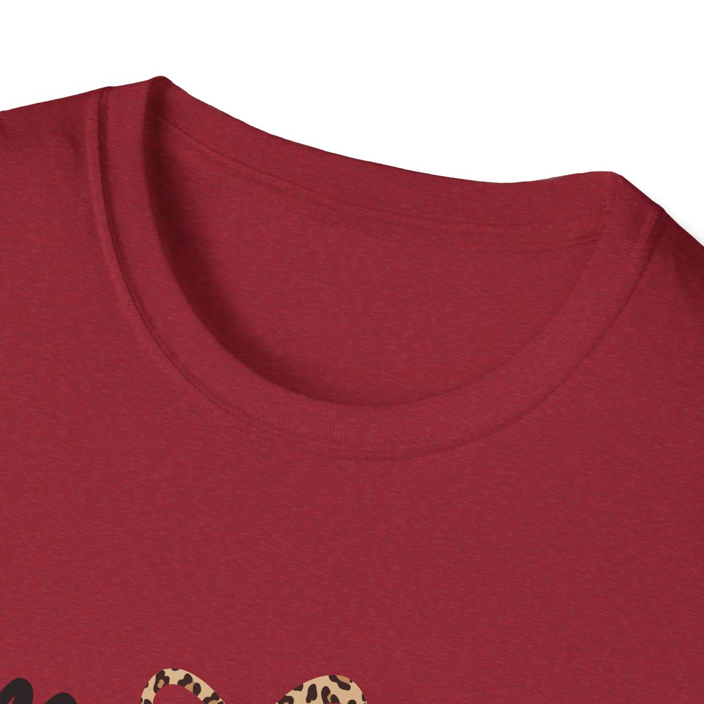 Teacher Graphic Tee — "I'm Literally Just a Teacher" Leopard Bow