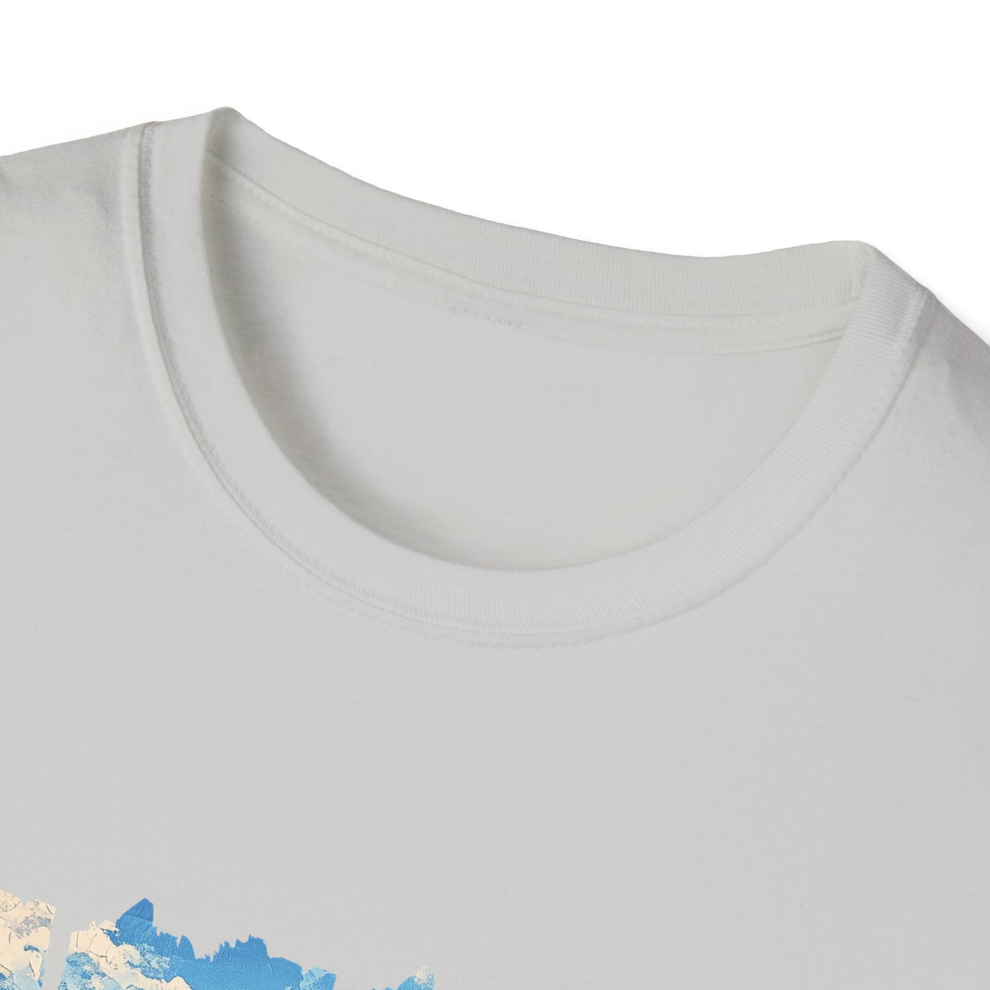 Wildflower Hills Scenic Tee — 'Live in It' Landscape Graphic T-Shirt