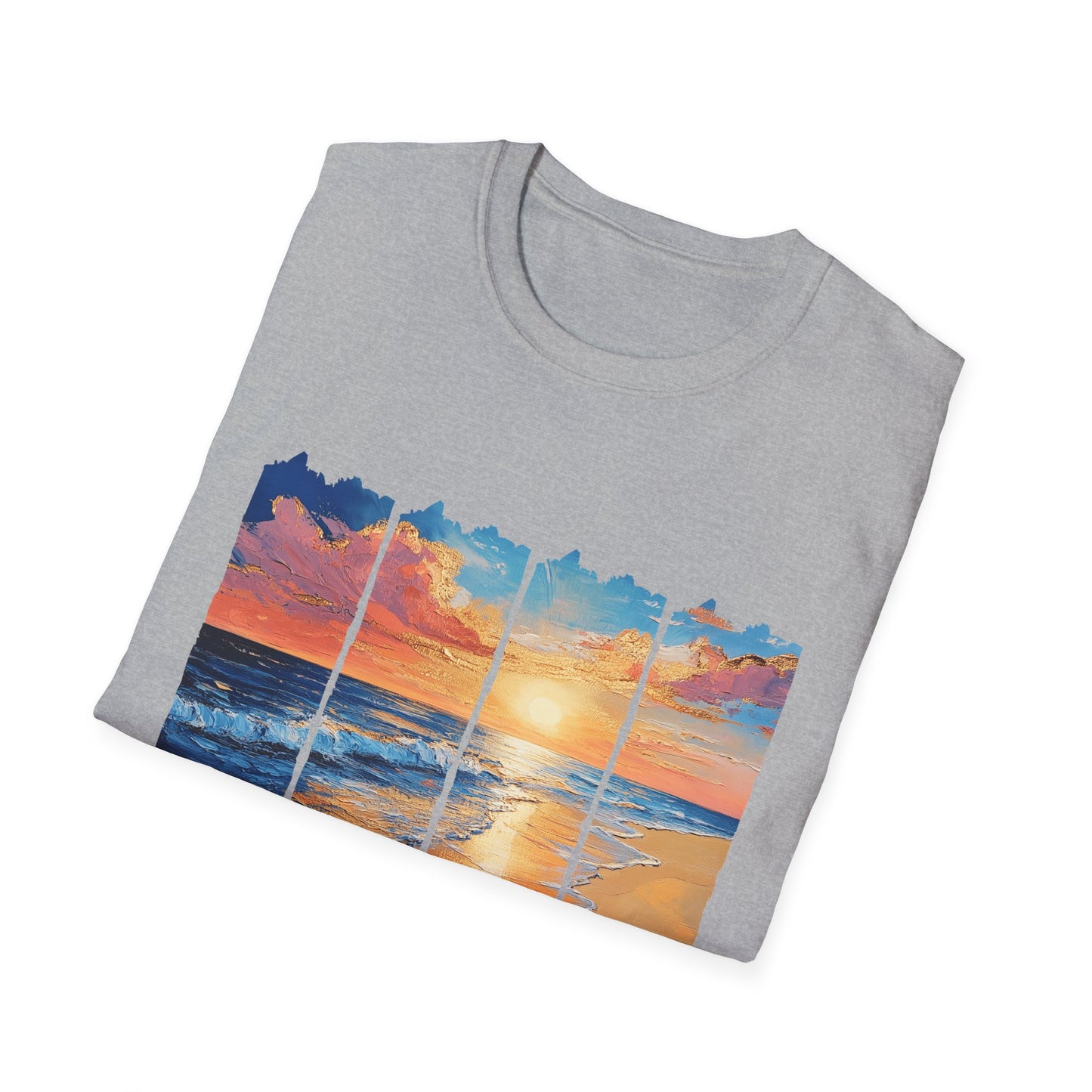Sunset Beach T-Shirt — Scenic Ocean Sunrise Graphic Tee