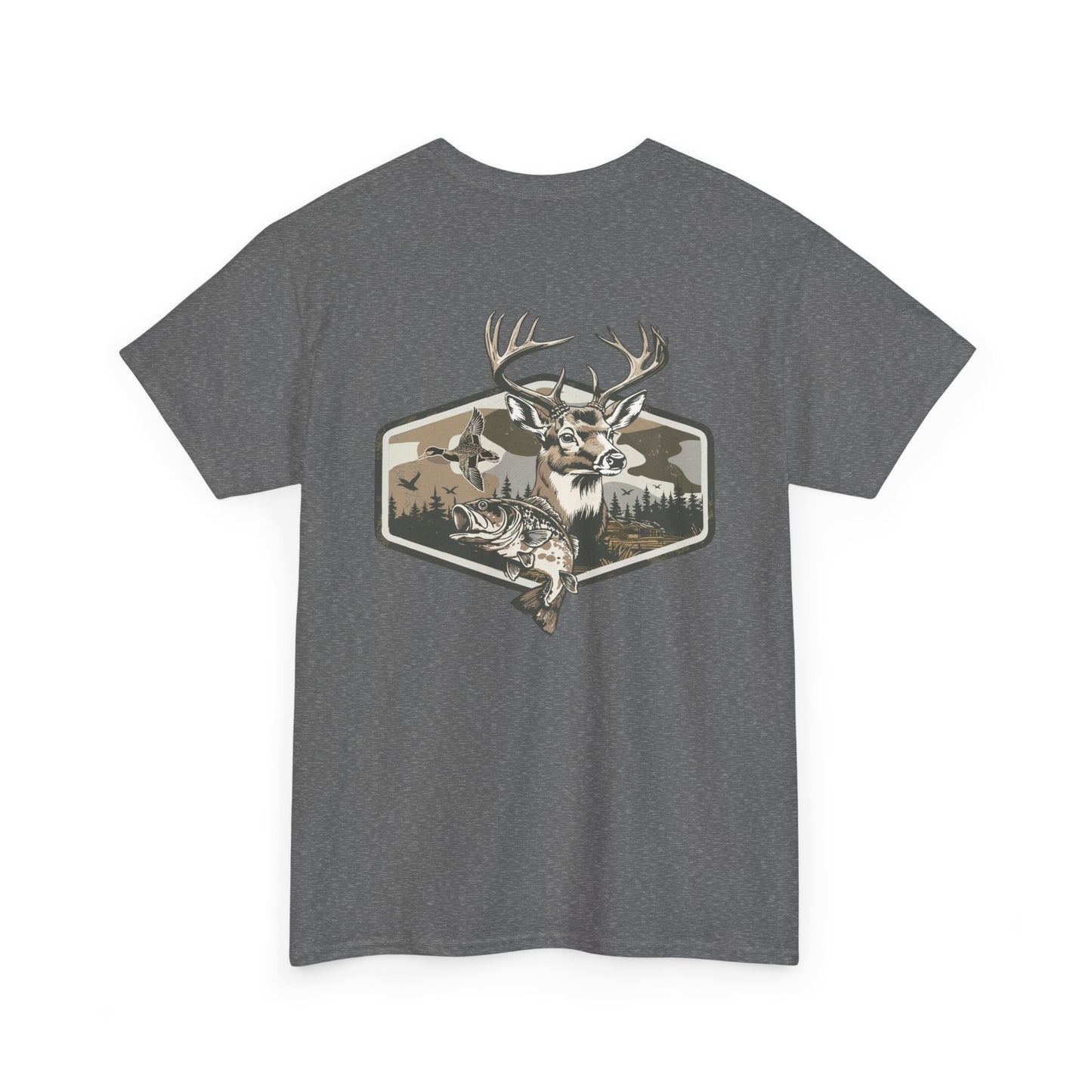 Deer Hunter Graphic Tee — Buck & Forest Outdoor T-Shirt