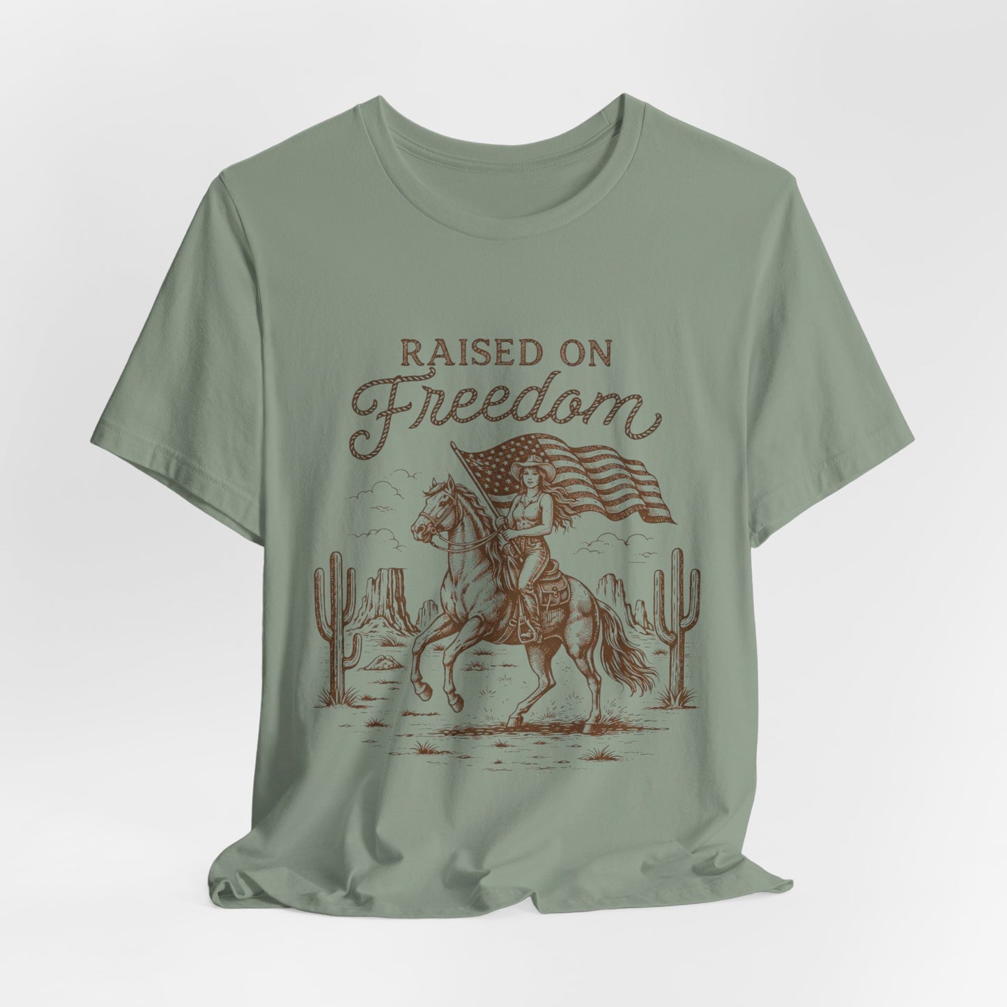 Raised on Freedom Western Tee