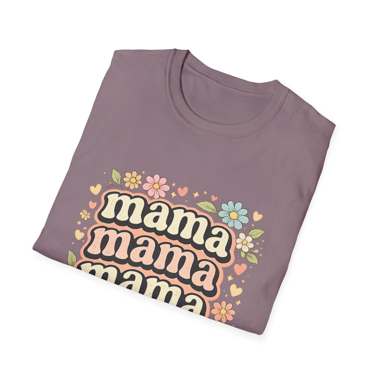 Mama Floral T-Shirt — Retro Mom Gift for Mother’s Day