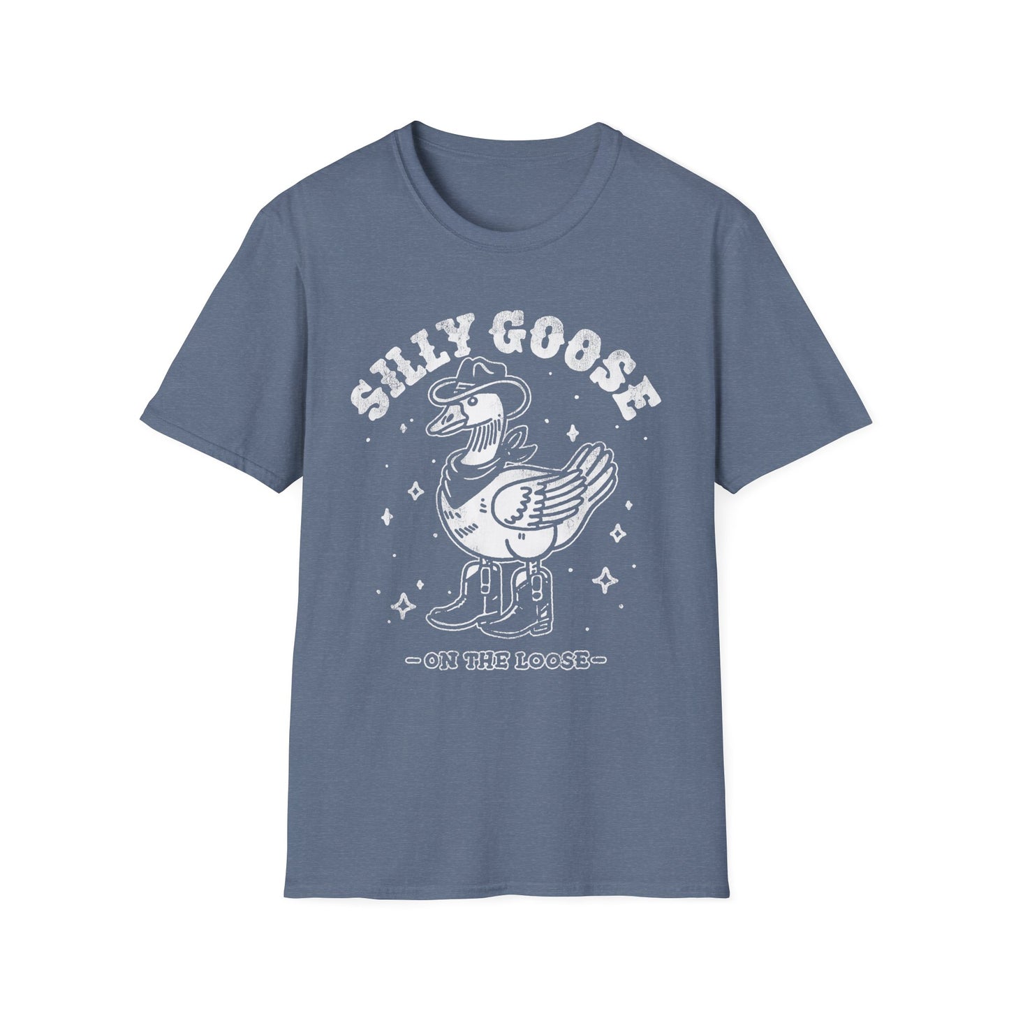 Silly Goose T-Shirt — Retro Cartoon Goose 'On the Loose' Graphic Tee