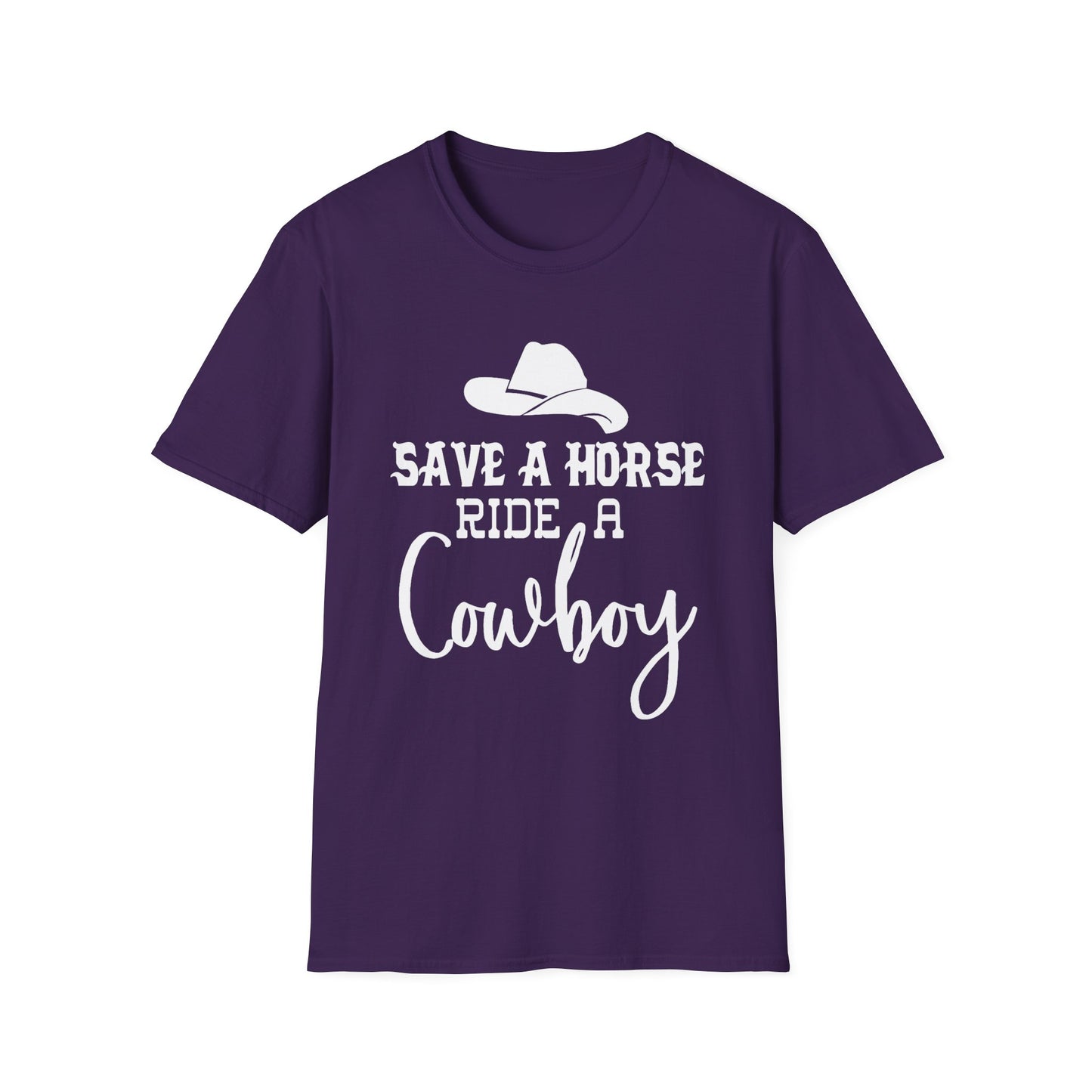 Save a Horse Ride a Cowboy T-Shirt – Western Cowboy Hat Graphic Tee