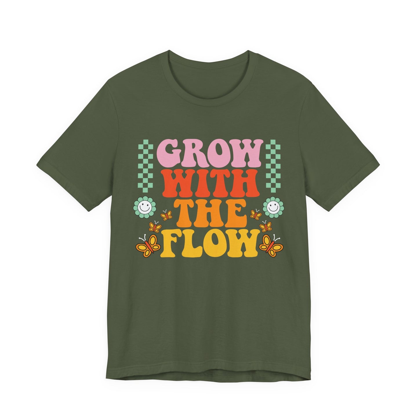 Grow With The Flow Retro Floral T-Shirt