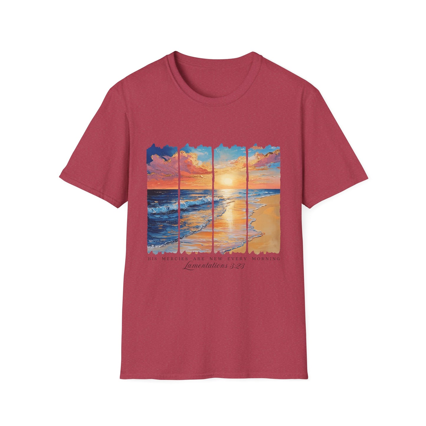 Sunset Beach T-Shirt — Scenic Ocean Sunrise Graphic Tee