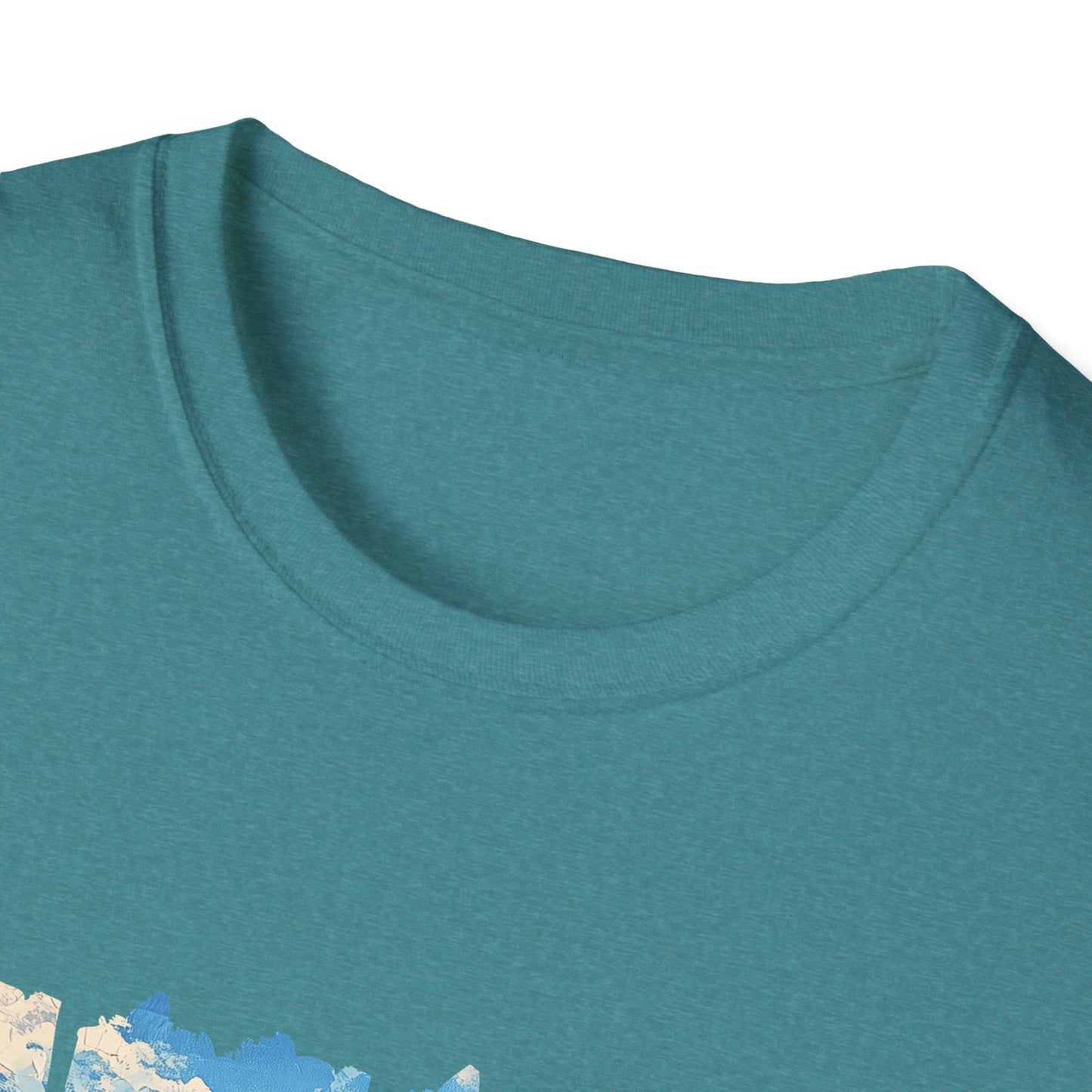 Wildflower Hills Scenic Tee — 'Live in It' Landscape Graphic T-Shirt
