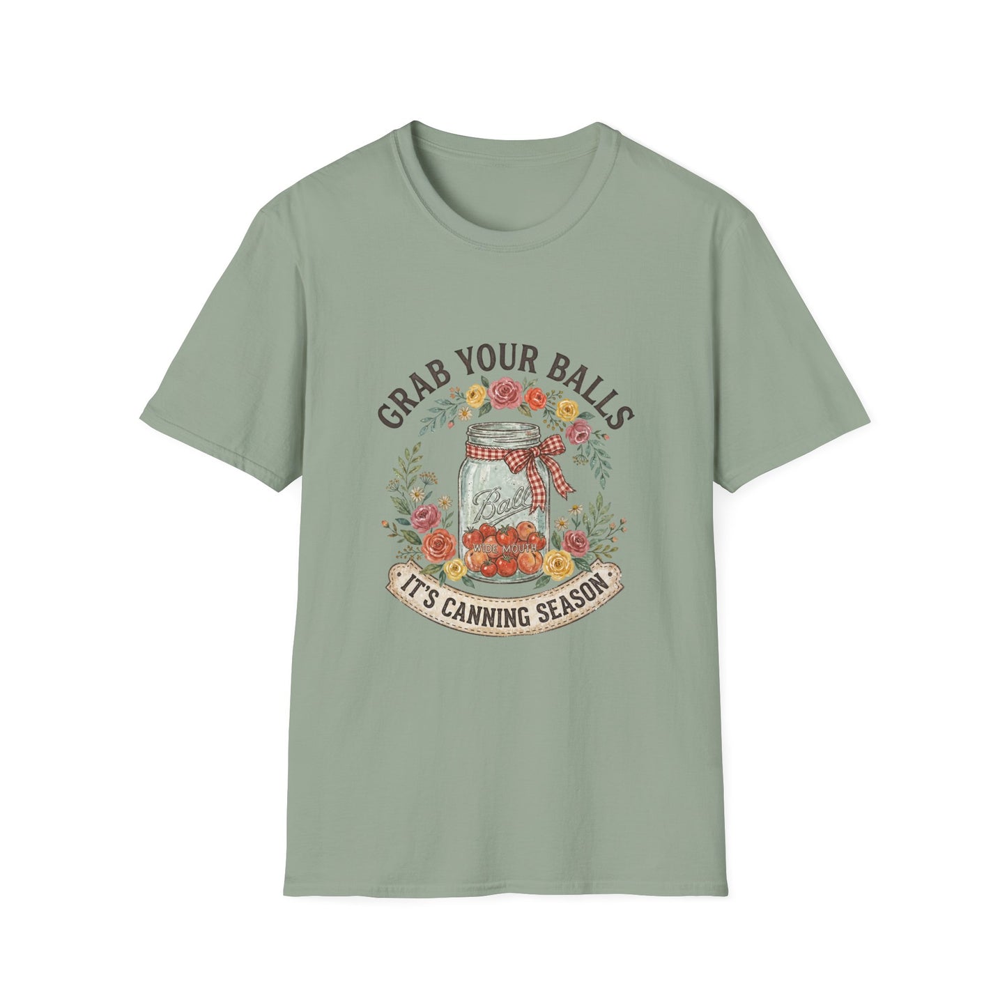 Grab Your Balls Mason Jar Canning T-Shirt — It's Canning Season Vintage Kitchen Tee