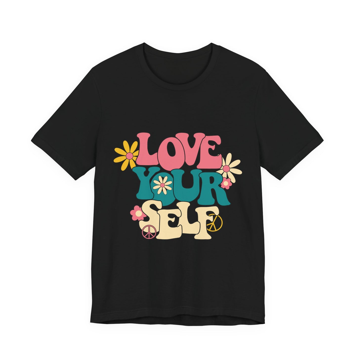 Love Your Self Retro Floral Tee