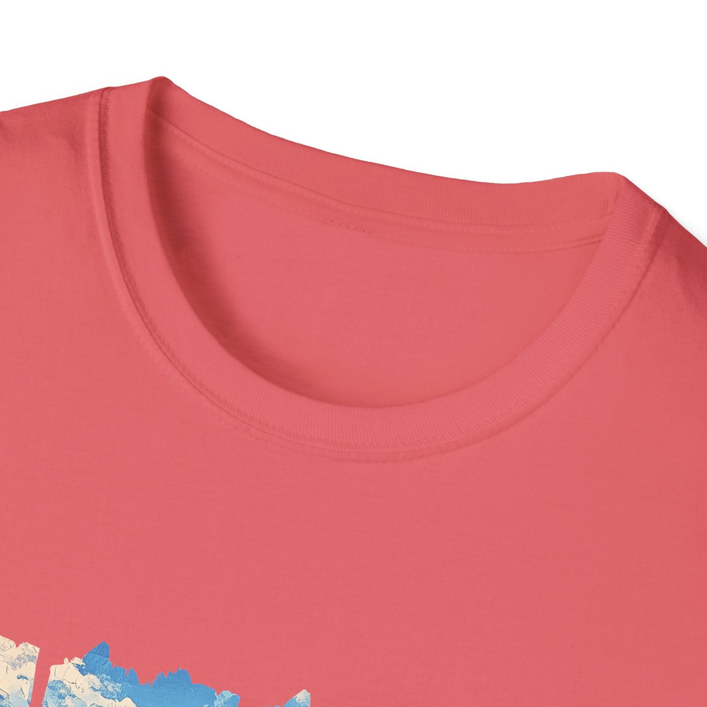 Wildflower Hills Scenic Tee — 'Live in It' Landscape Graphic T-Shirt