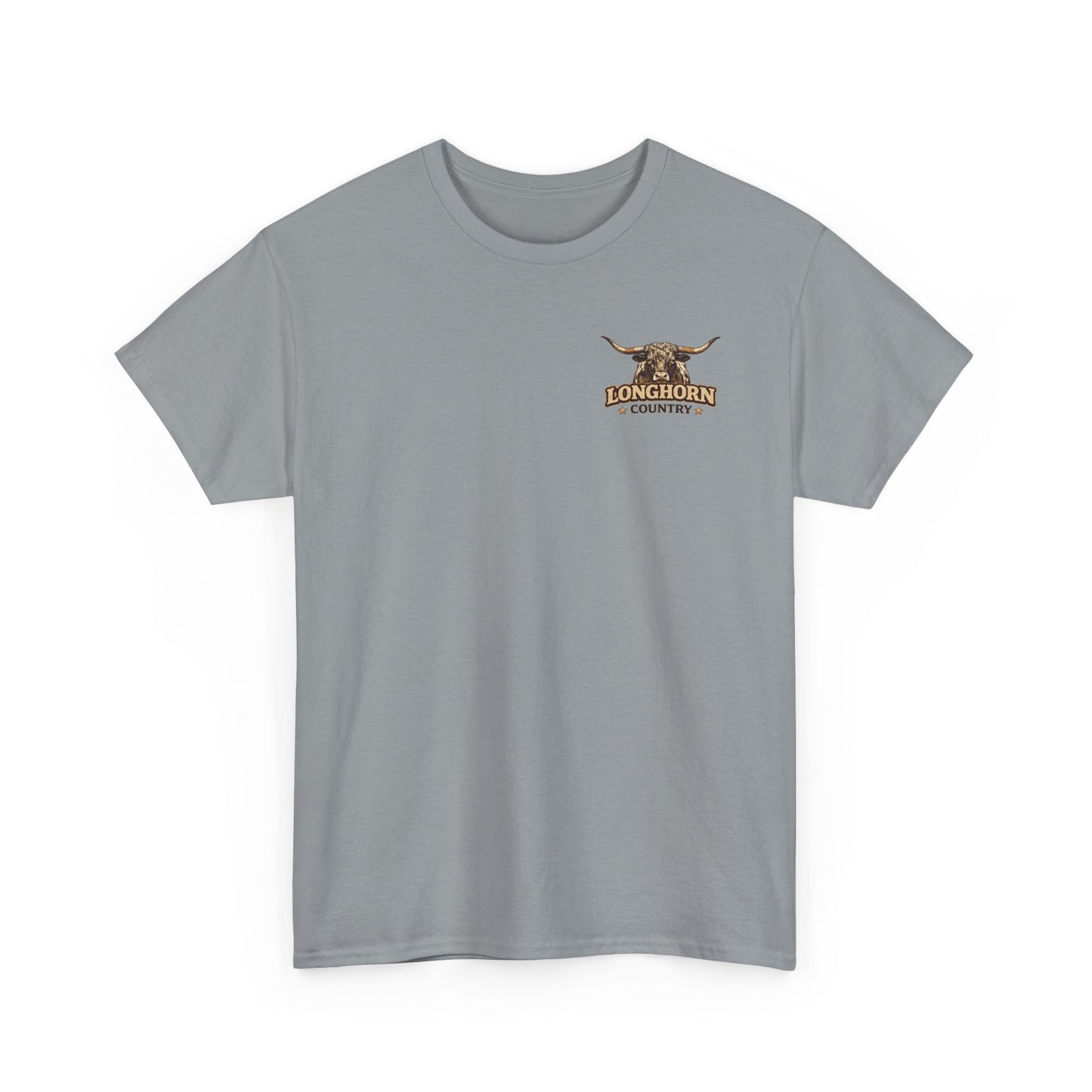 Longhorn Country Tee — Western Bull Graphic T-Shirt