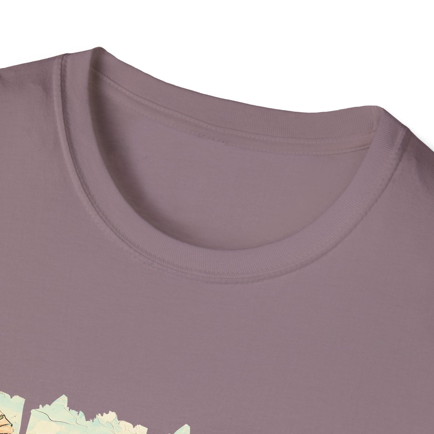 Scenic Windowpane Cabin T-Shirt — 'I Am But A Child Made of Stars' Nature Graphic Tee