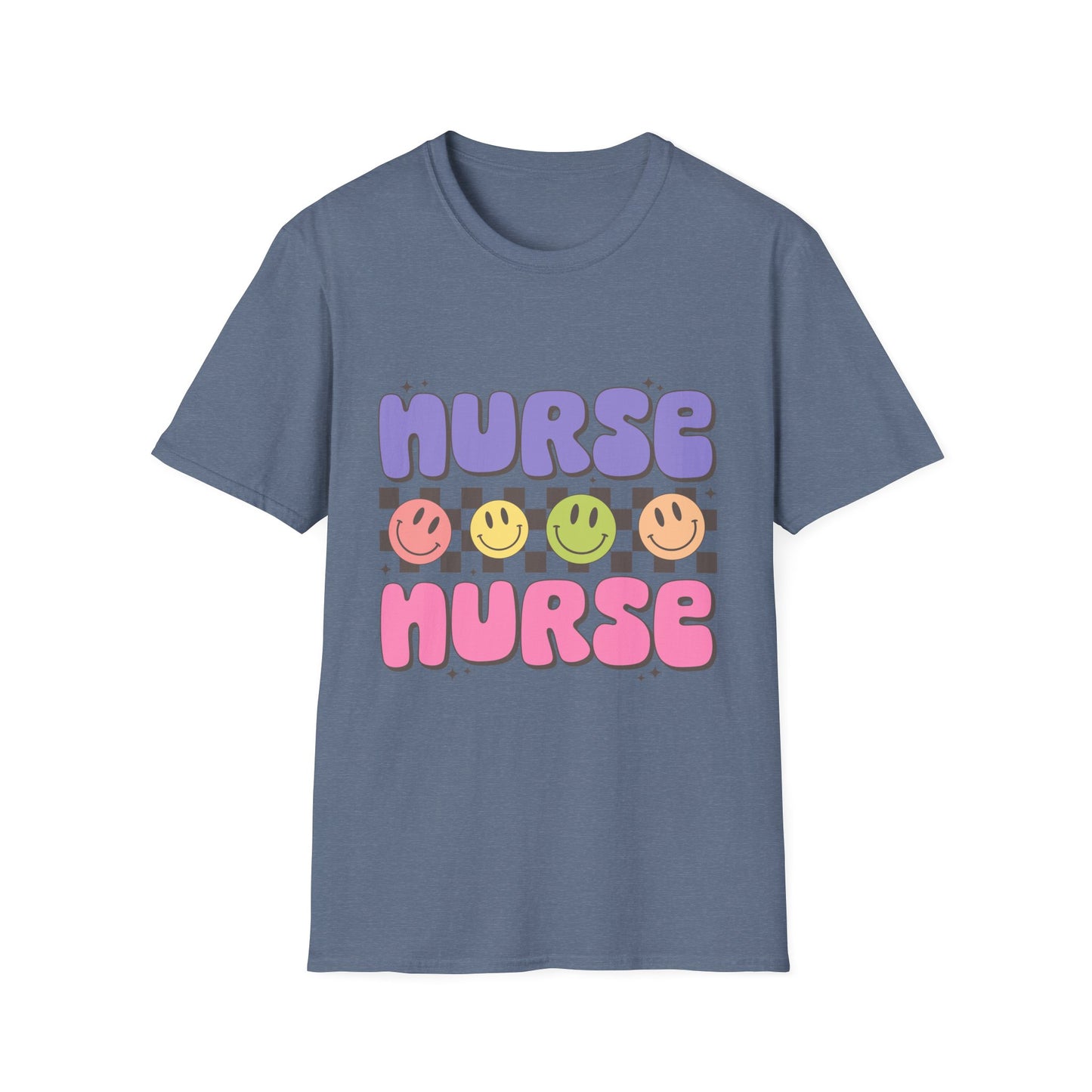 Nurse Nurse Cute Smiley Graphic T-Shirt