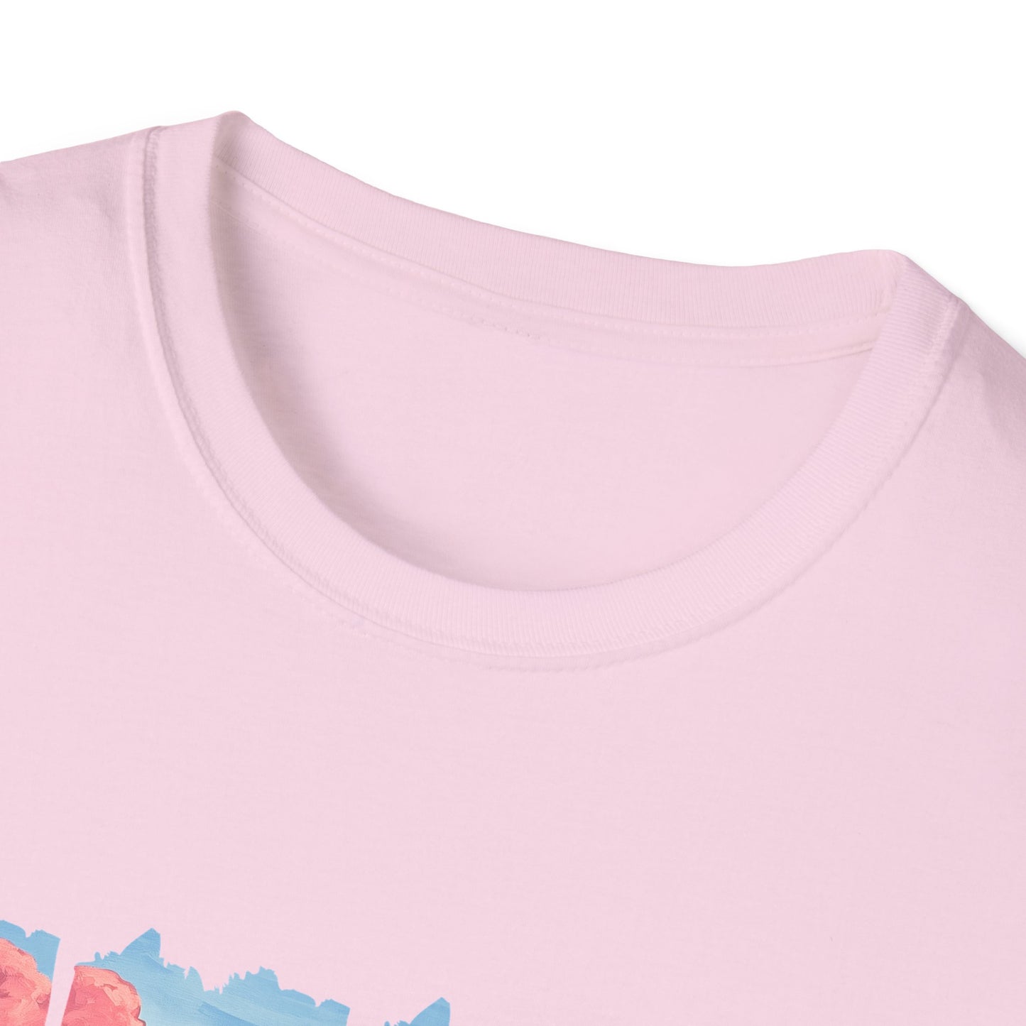 Scenic Mountain Sunset T-Shirt — Wildflower Valley Landscape Tee