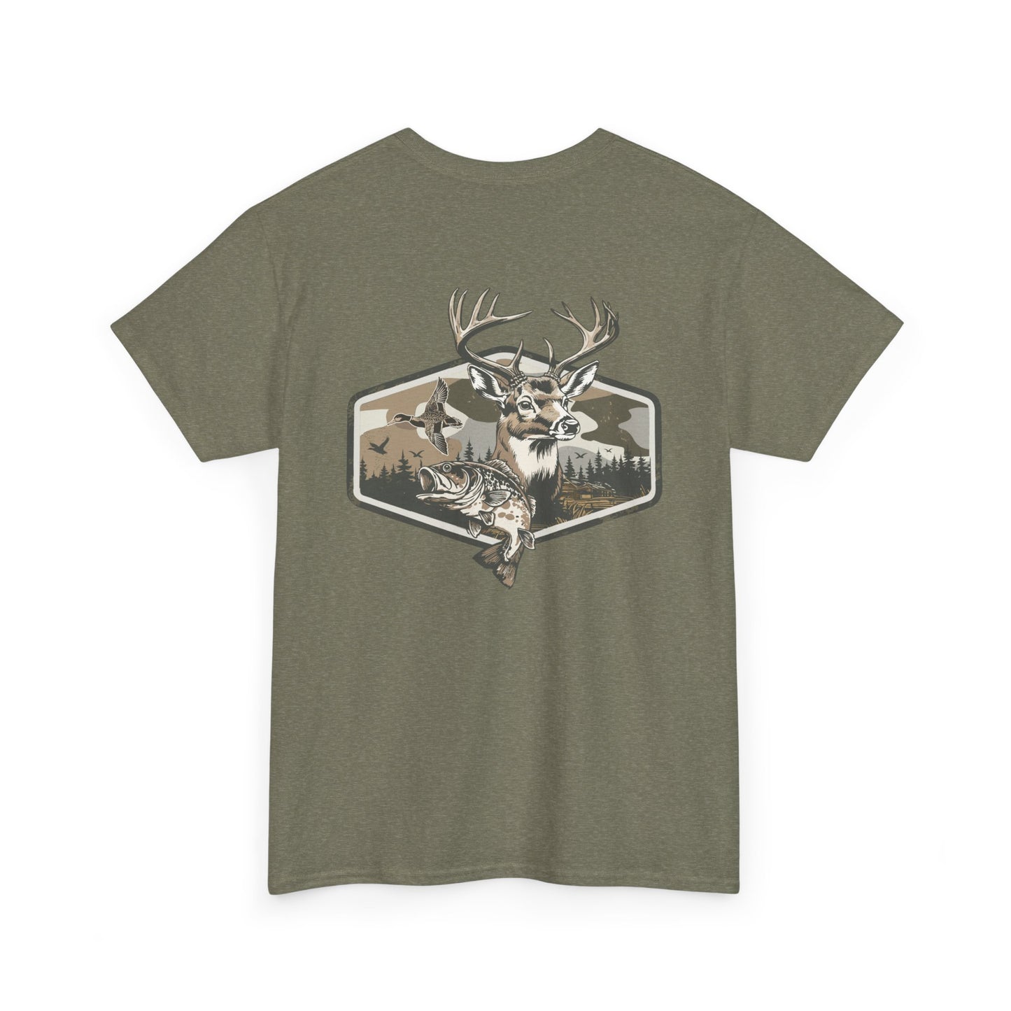 Deer Hunter Graphic Tee — Buck & Forest Outdoor T-Shirt
