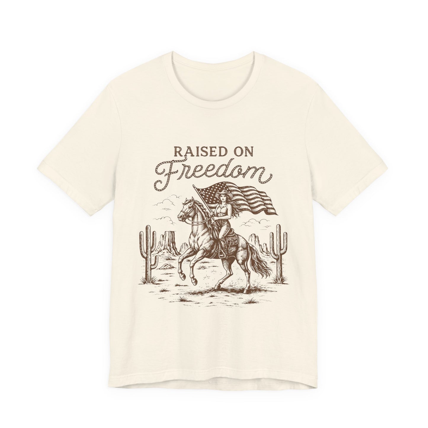 Raised on Freedom Western Tee
