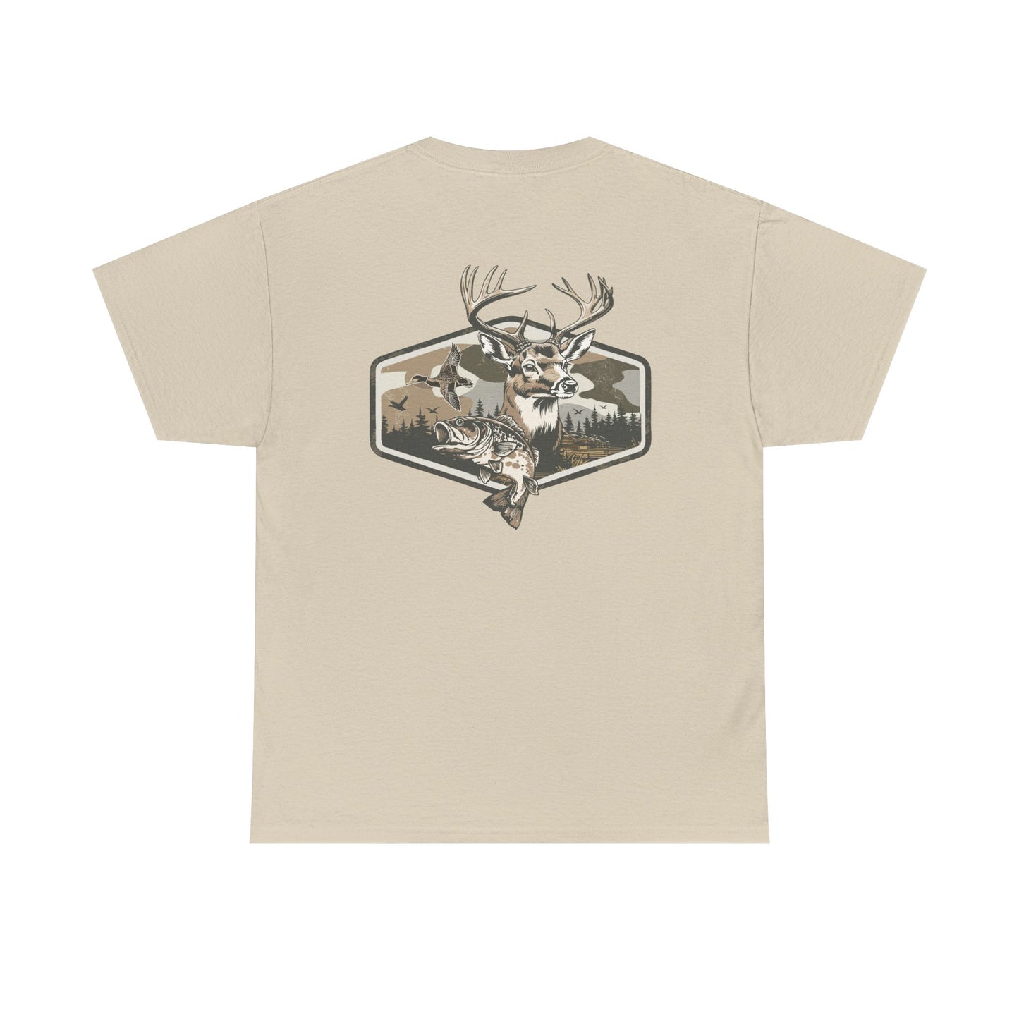 Deer Hunter Graphic Tee — Buck & Forest Outdoor T-Shirt