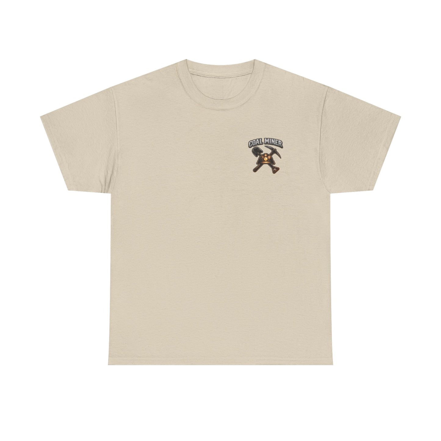Coal Miner T-Shirt — "Forgotten in the Dark" Skull Hardhat Graphic Tee