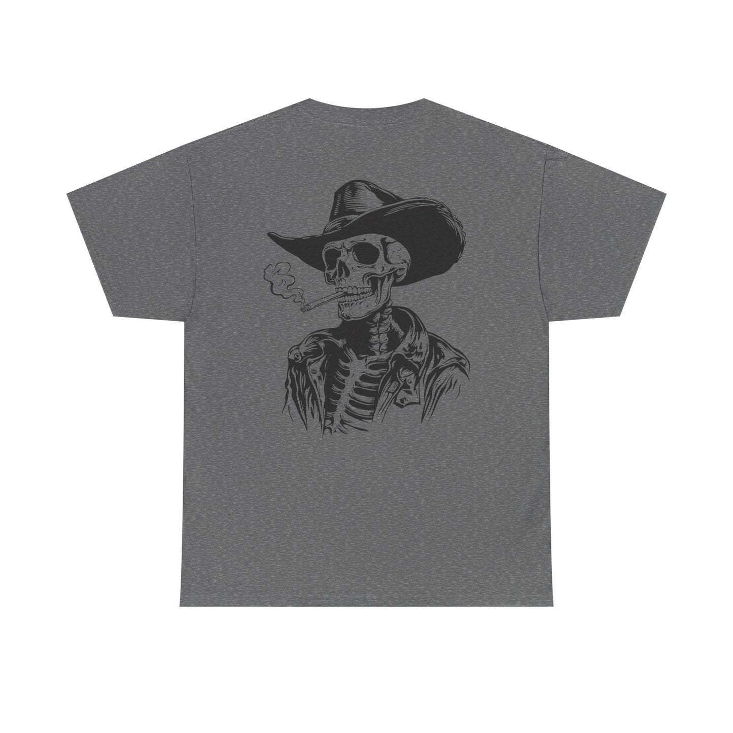 Skeleton Cowboy T-Shirt — Western Skull Graphic Tee
