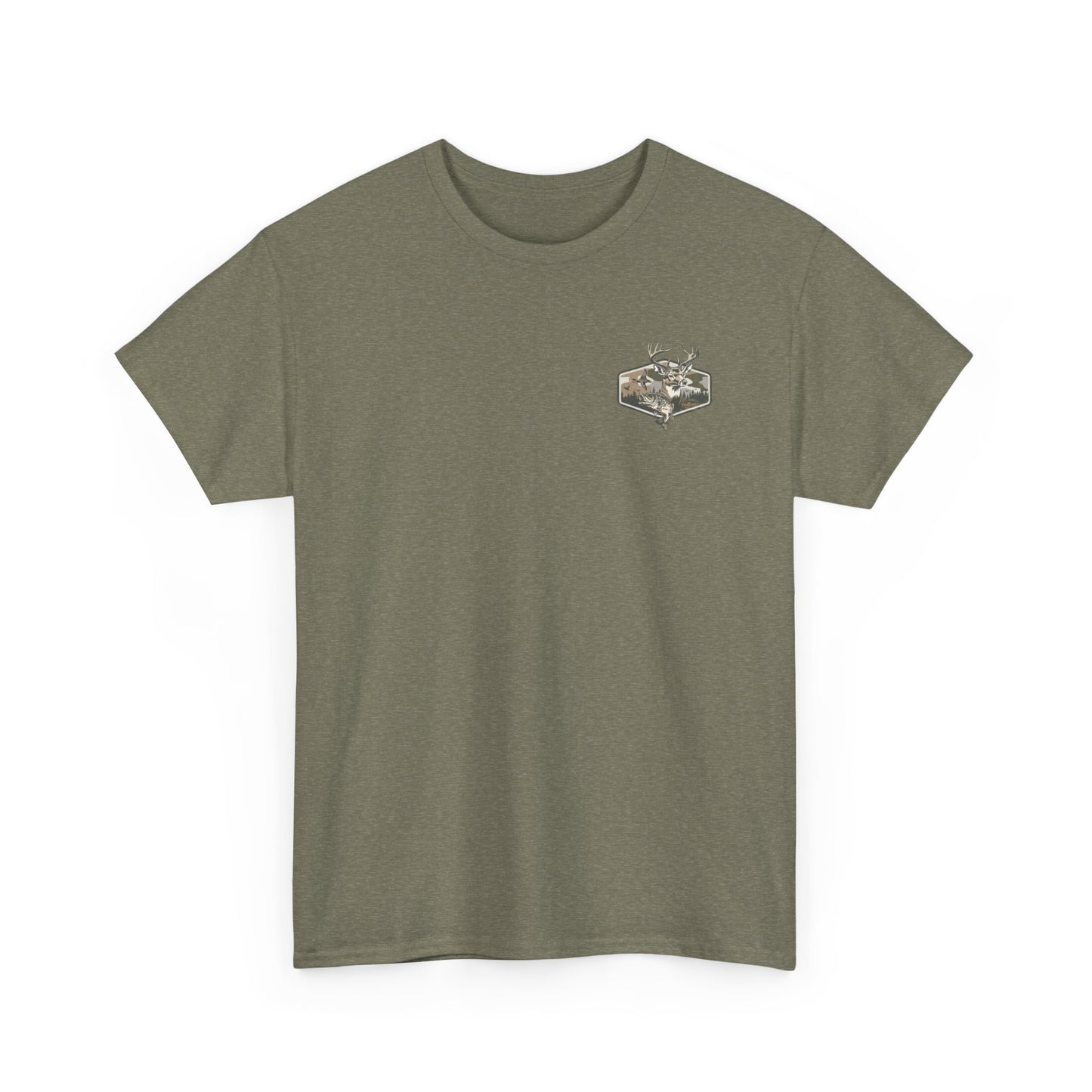 Deer Hunter Graphic Tee — Buck & Forest Outdoor T-Shirt