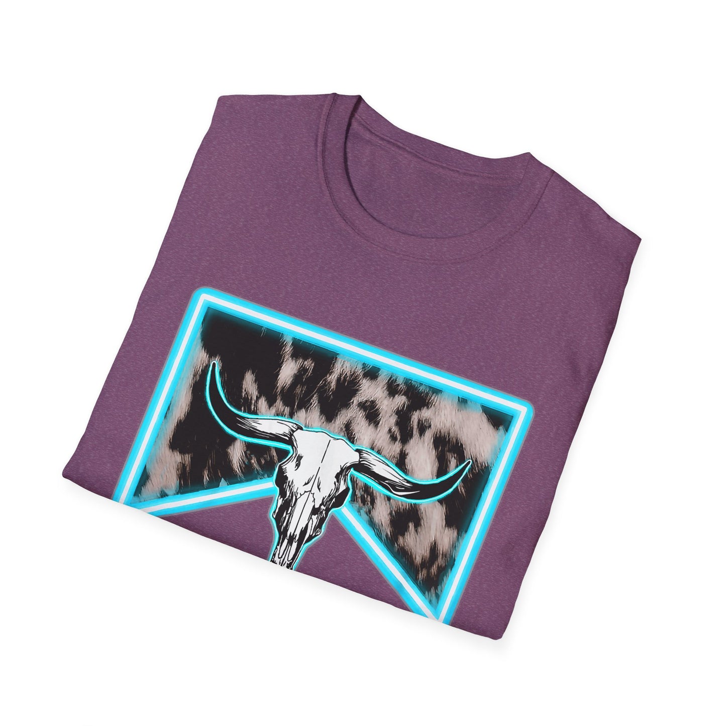 Wranglin Mama Tee — Western Cow Skull Graphic T-Shirt for Moms