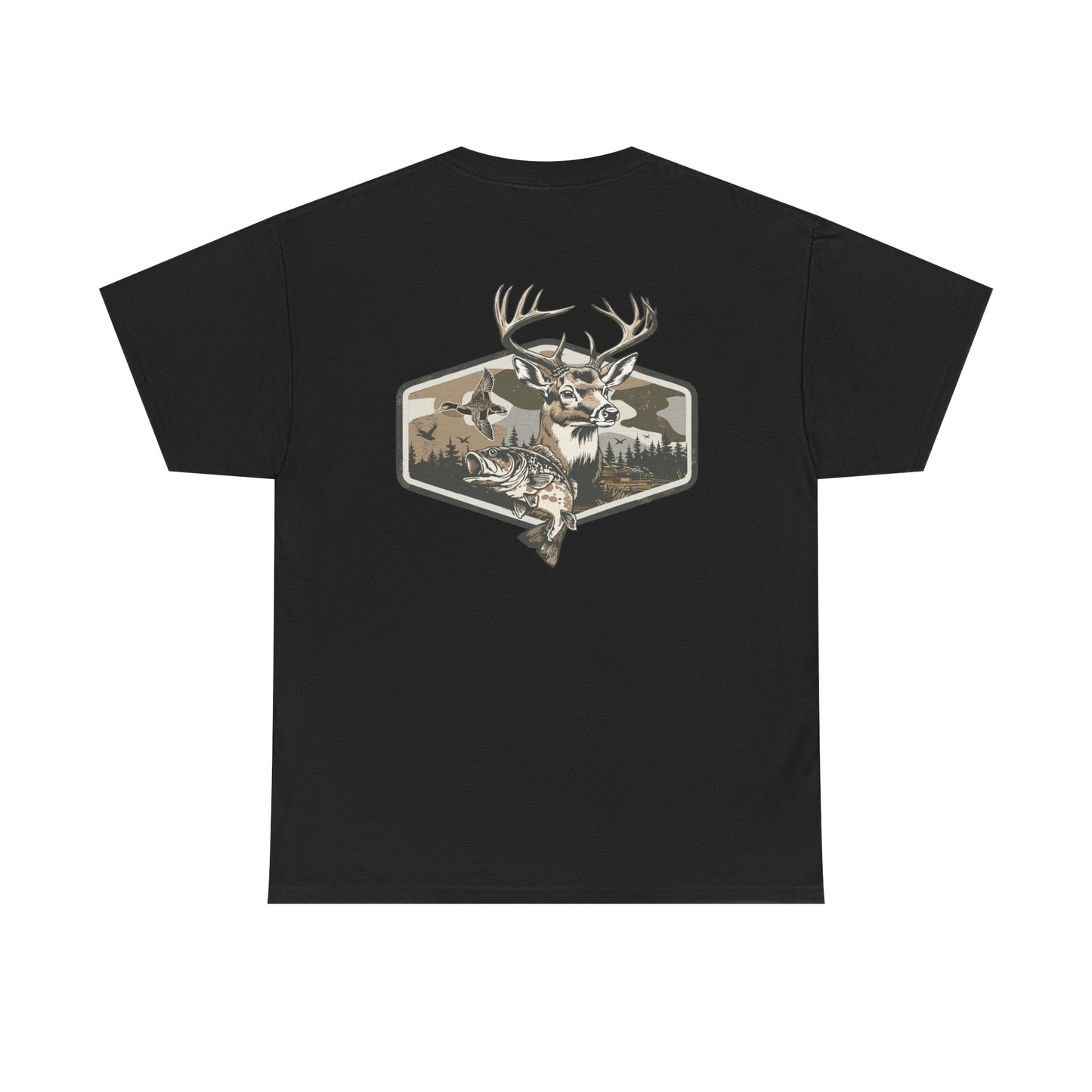 Deer Hunter Graphic Tee — Buck & Forest Outdoor T-Shirt
