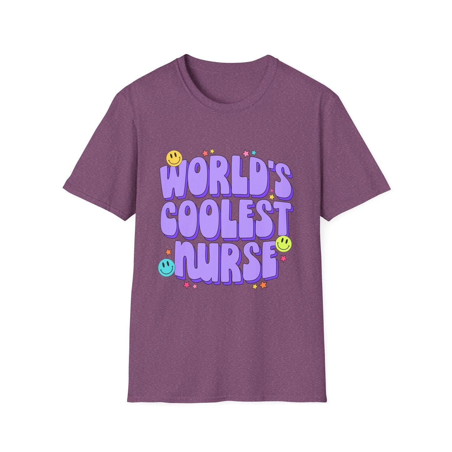 World's Coolest Nurse Unisex Softstyle T-Shirt - Fun & Comfy Gift for Nurses