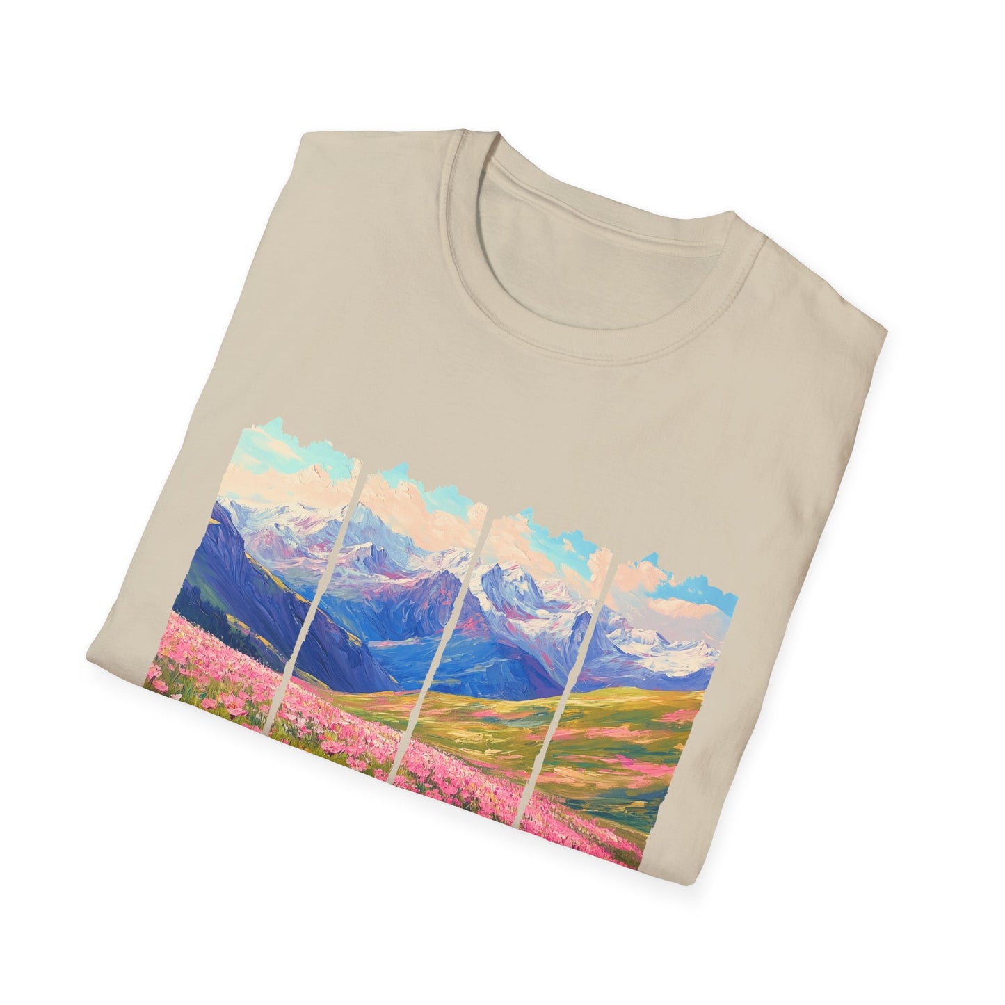 Mountain Wildflower Panel T-Shirt — Colorado 2024 Scenic Nature Tee