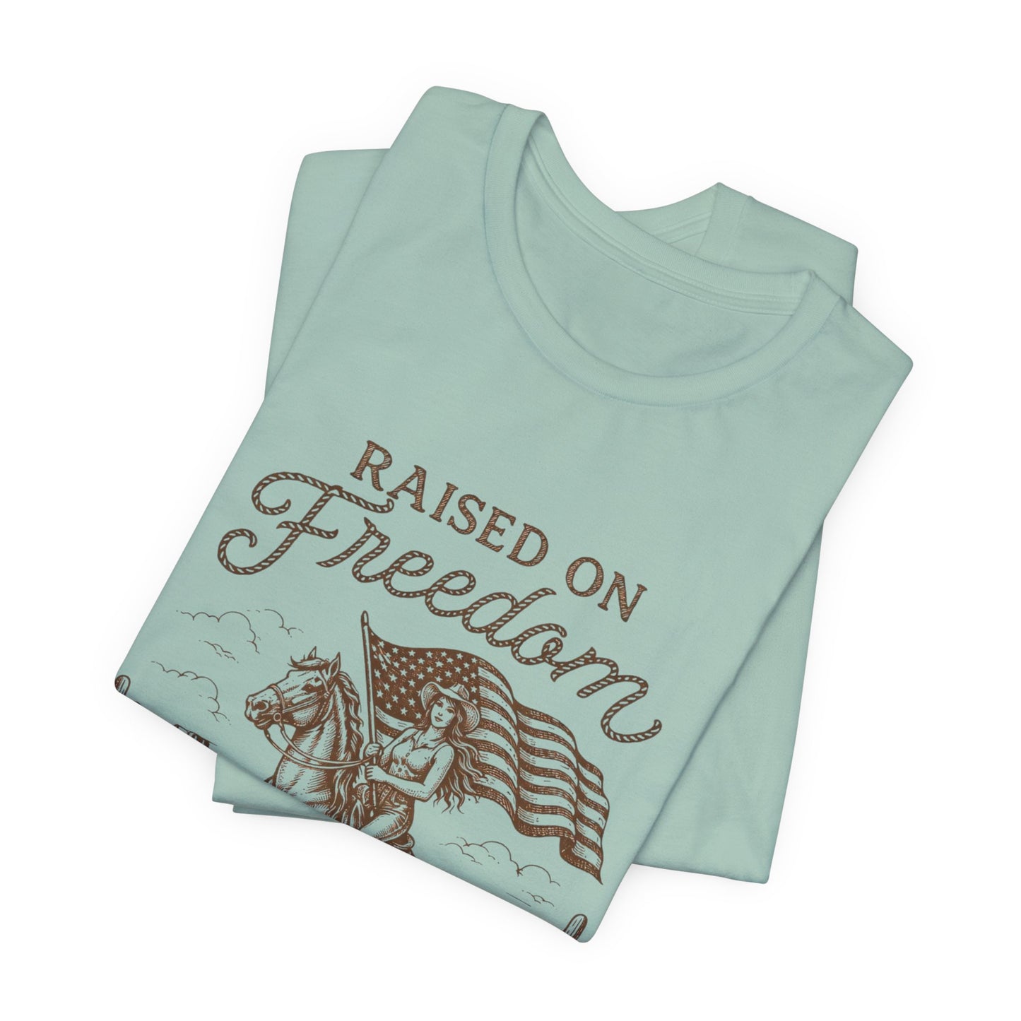Raised on Freedom Western Tee
