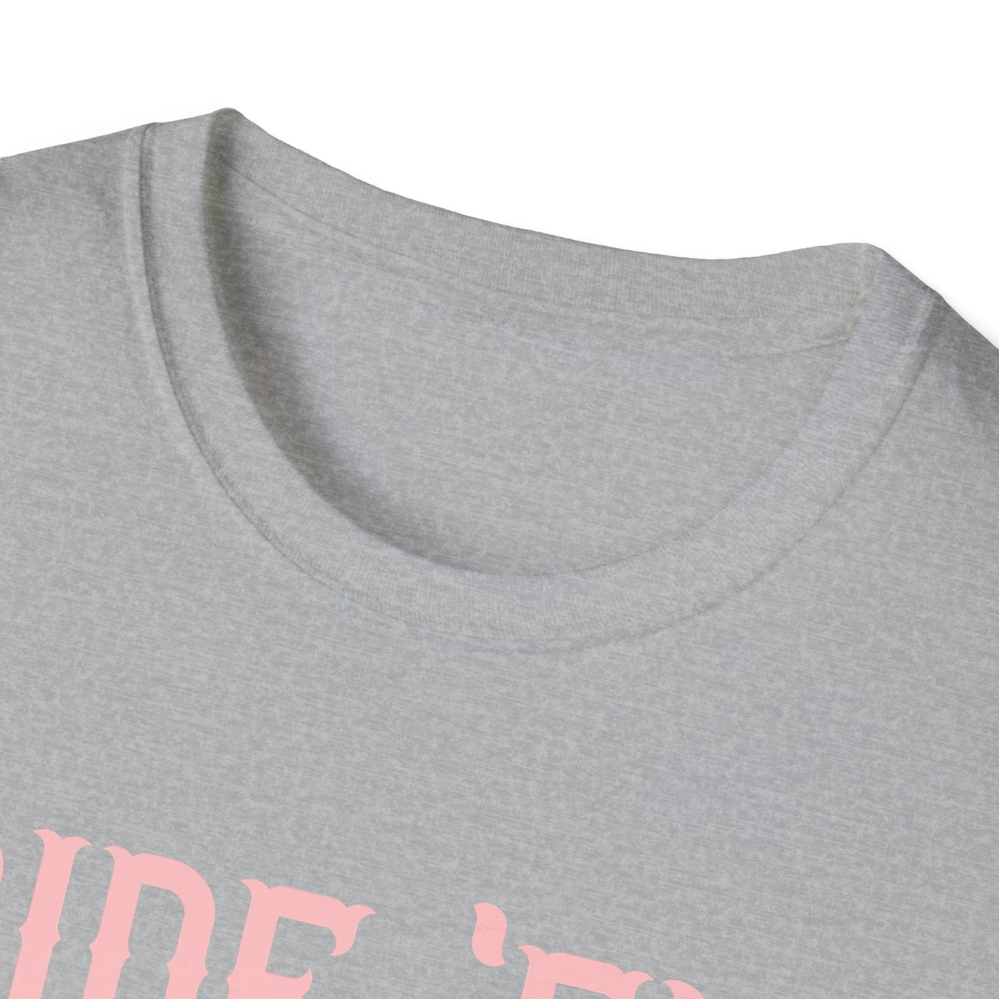 Ride 'Em Cowgirl T-Shirt — Pink Cowboy Hat Graphic Tee
