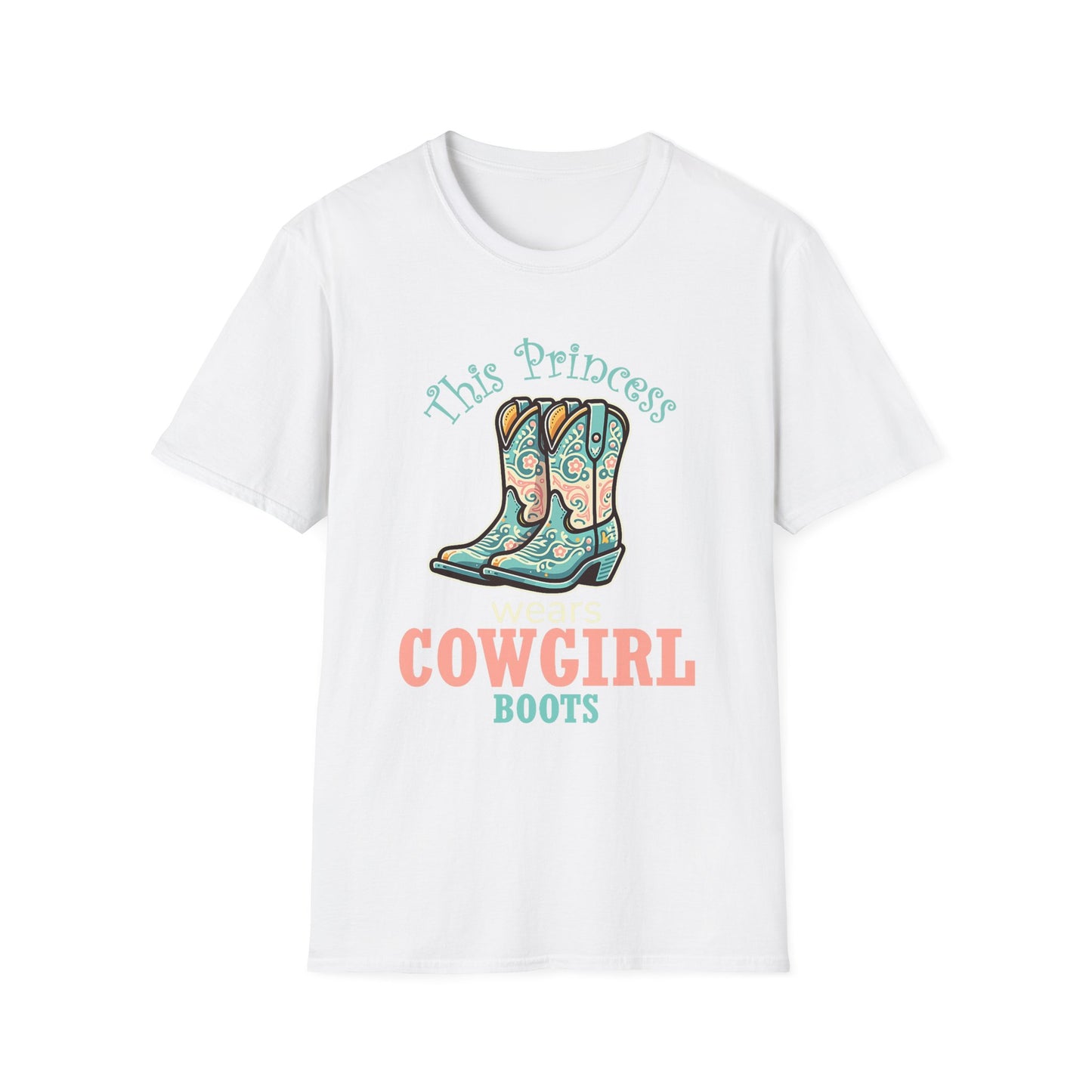 Cowgirl Boots T-Shirt — "This Princess" Western Graphic Tee