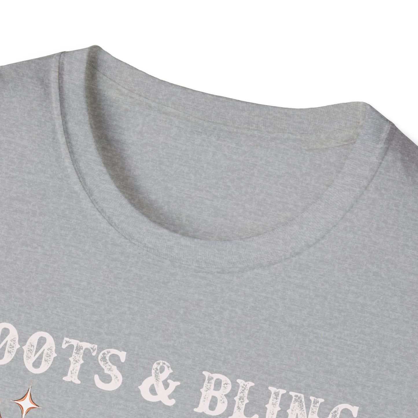 Cowgirl T-Shirt — "Boots & Bling" Floral Western Tee