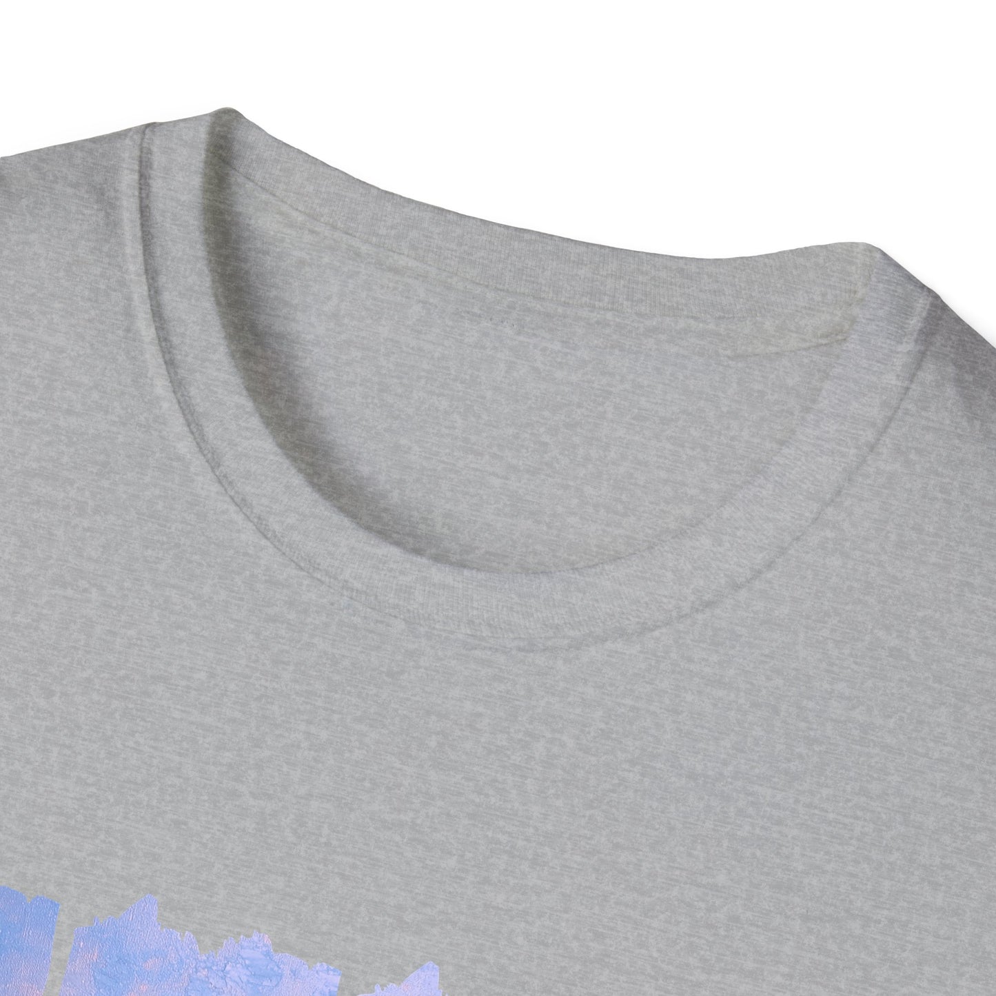Sunset Ocean Panel T-Shirt — "Pray Without Ceasing" Inspirational Beach Tee