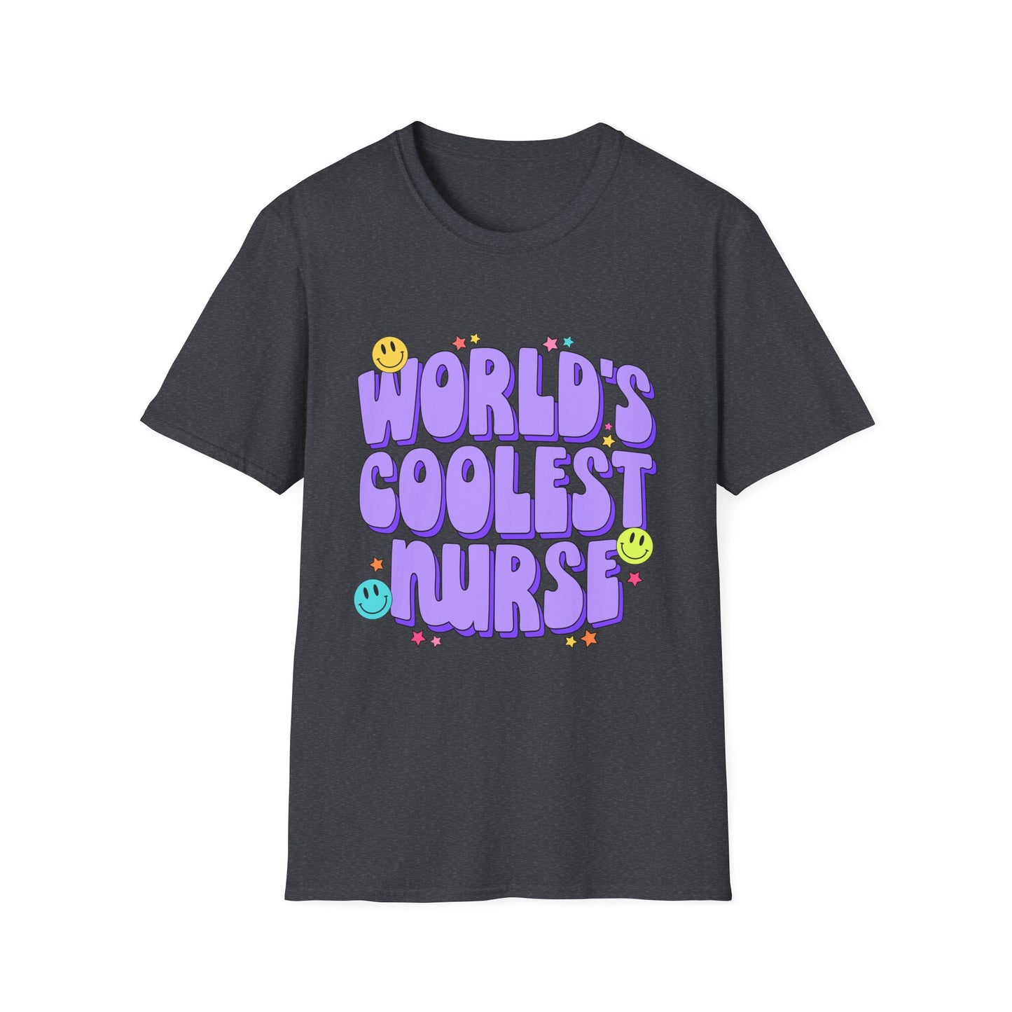 World's Coolest Nurse Unisex Softstyle T-Shirt - Fun & Comfy Gift for Nurses