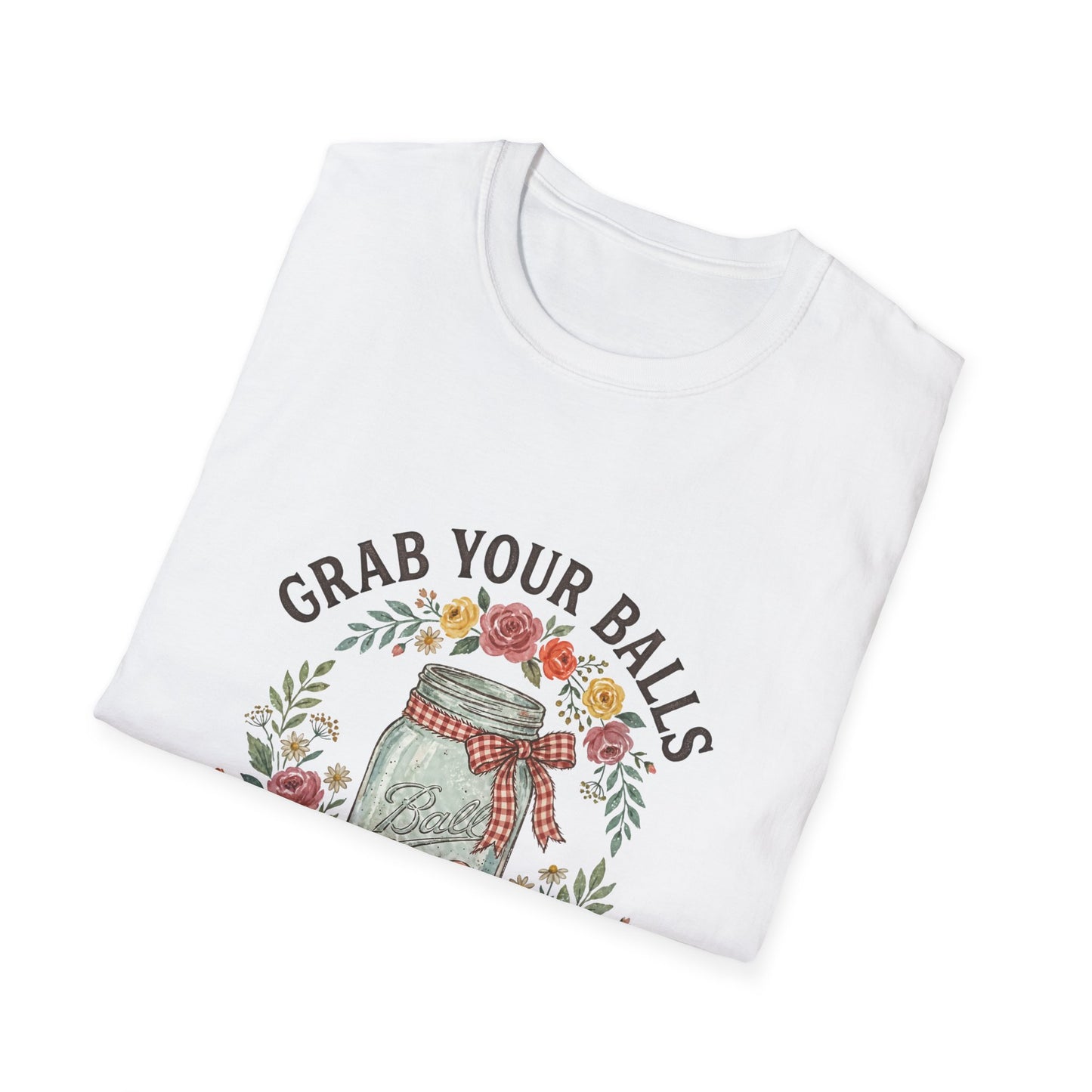 Grab Your Balls Mason Jar Canning T-Shirt — It's Canning Season Vintage Kitchen Tee