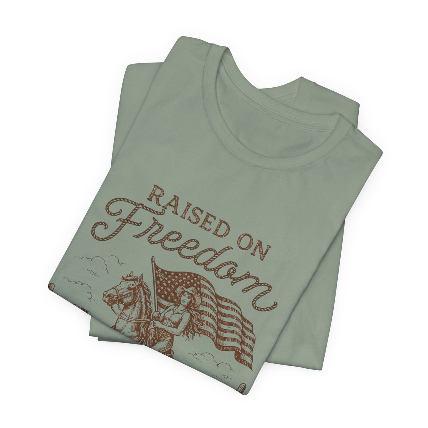 Raised on Freedom Western Tee