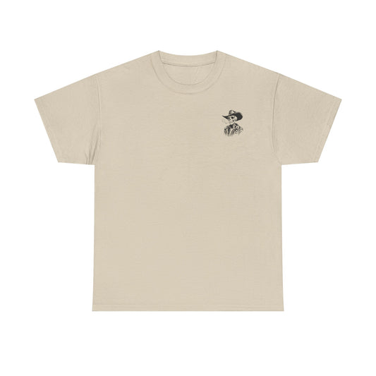 Skeleton Cowboy T-Shirt — Western Skull Graphic Tee