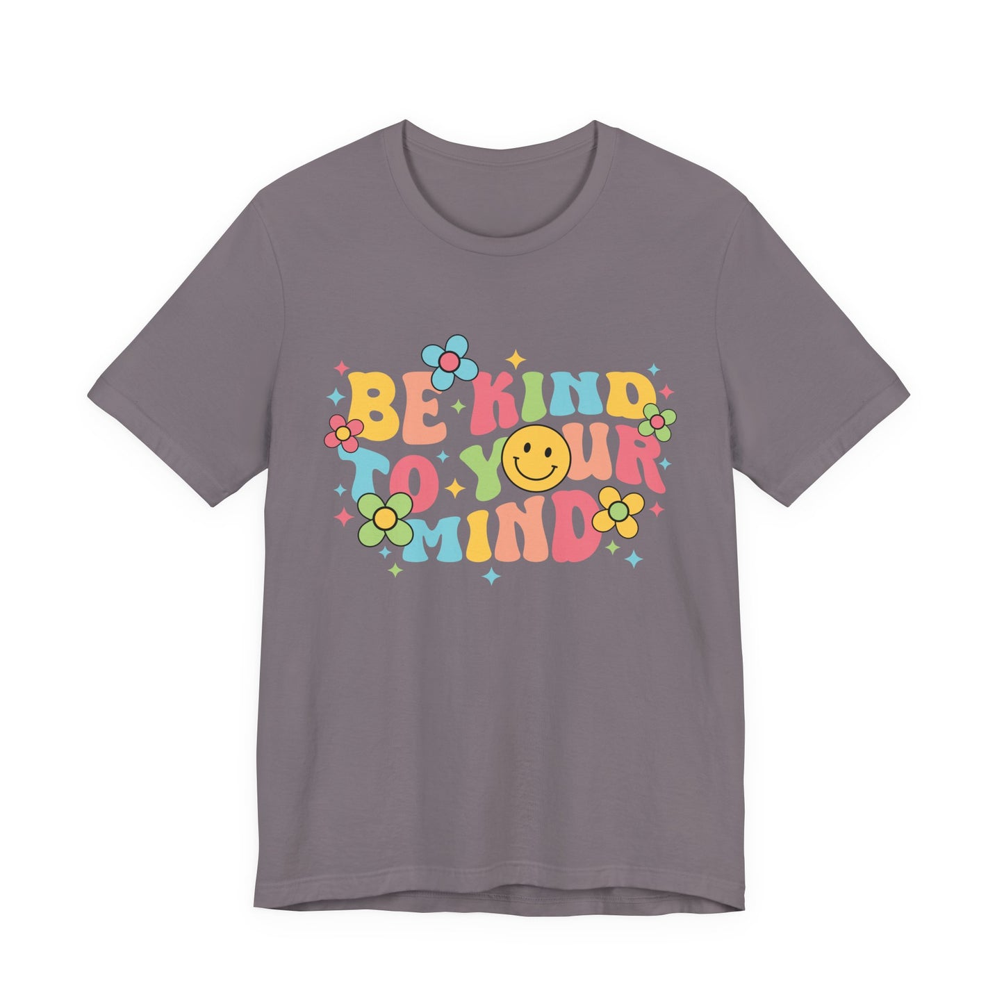 Be Kind to Your Mind T-Shirt — Retro Smile Mental Health Awareness Tee