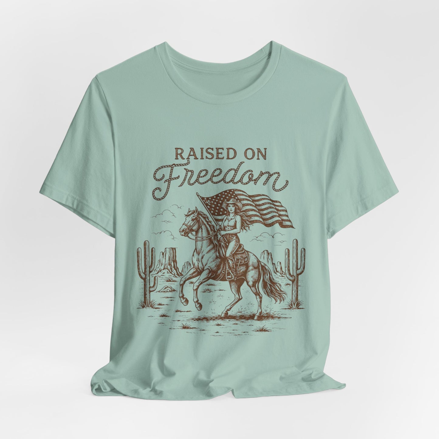 Raised on Freedom Western Tee