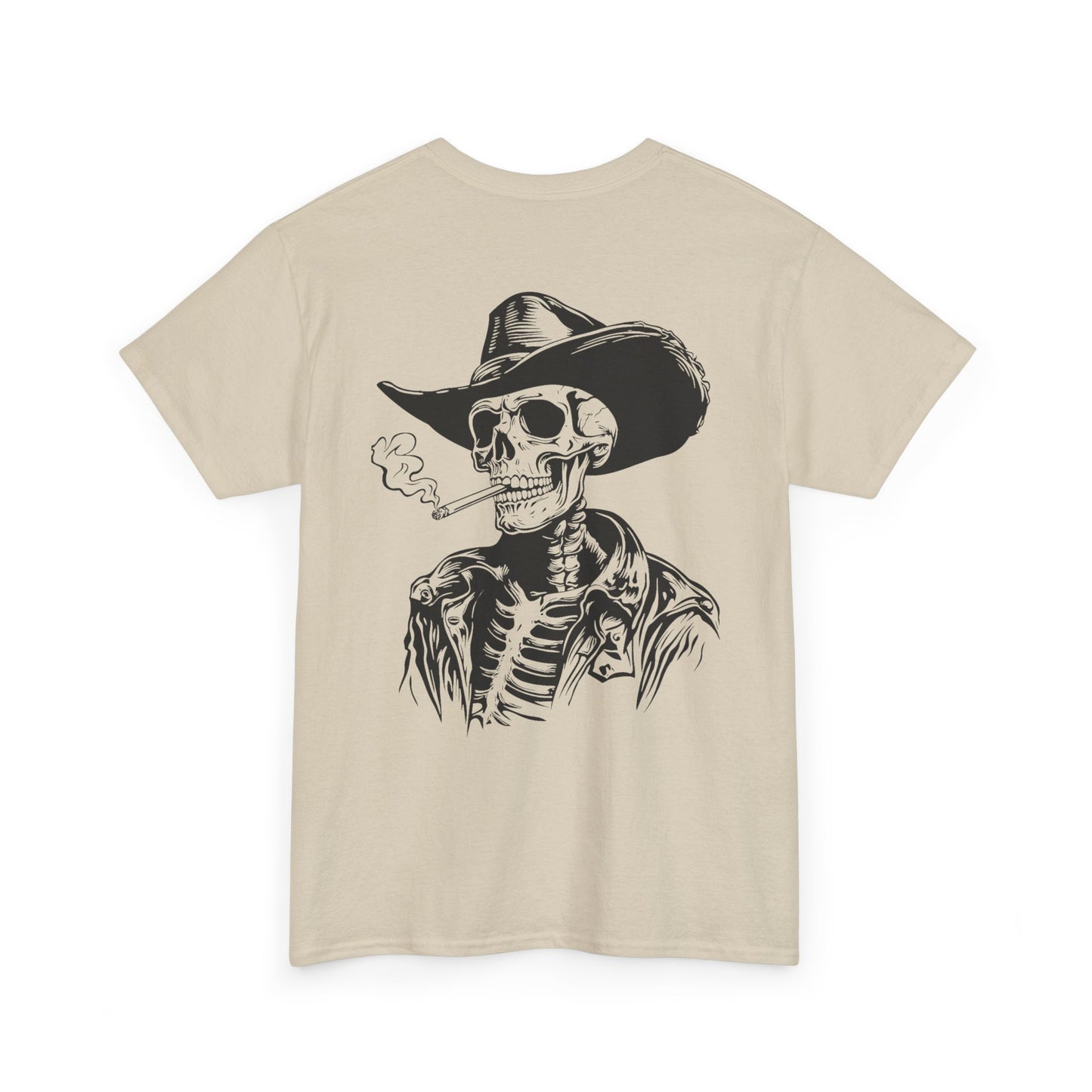 Skeleton Cowboy T-Shirt — Western Skull Graphic Tee